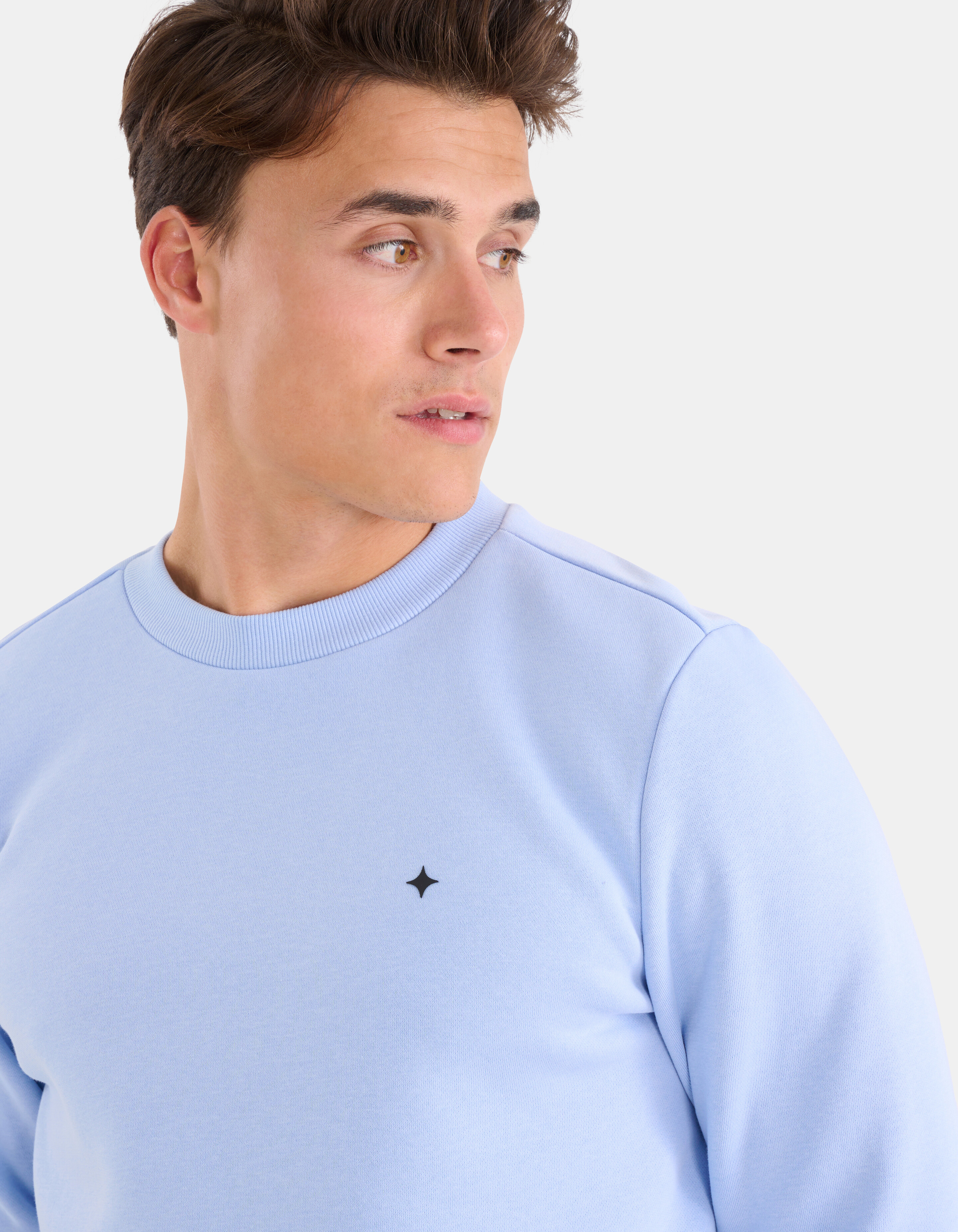 Sparkle Pullover Hellblau SHOEBY MEN