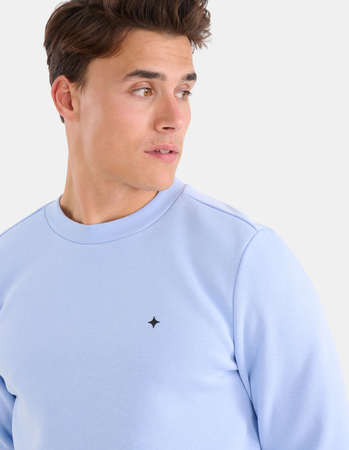Sparkle Pullover Hellblau SHOEBY MEN