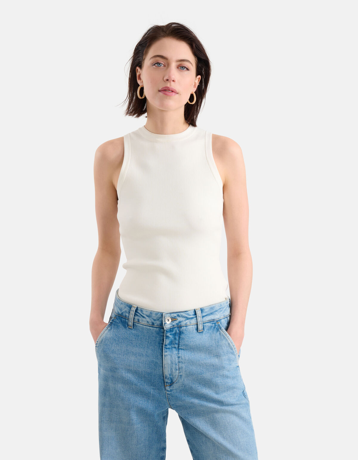 Trägertop Off White SHOEBY WOMEN