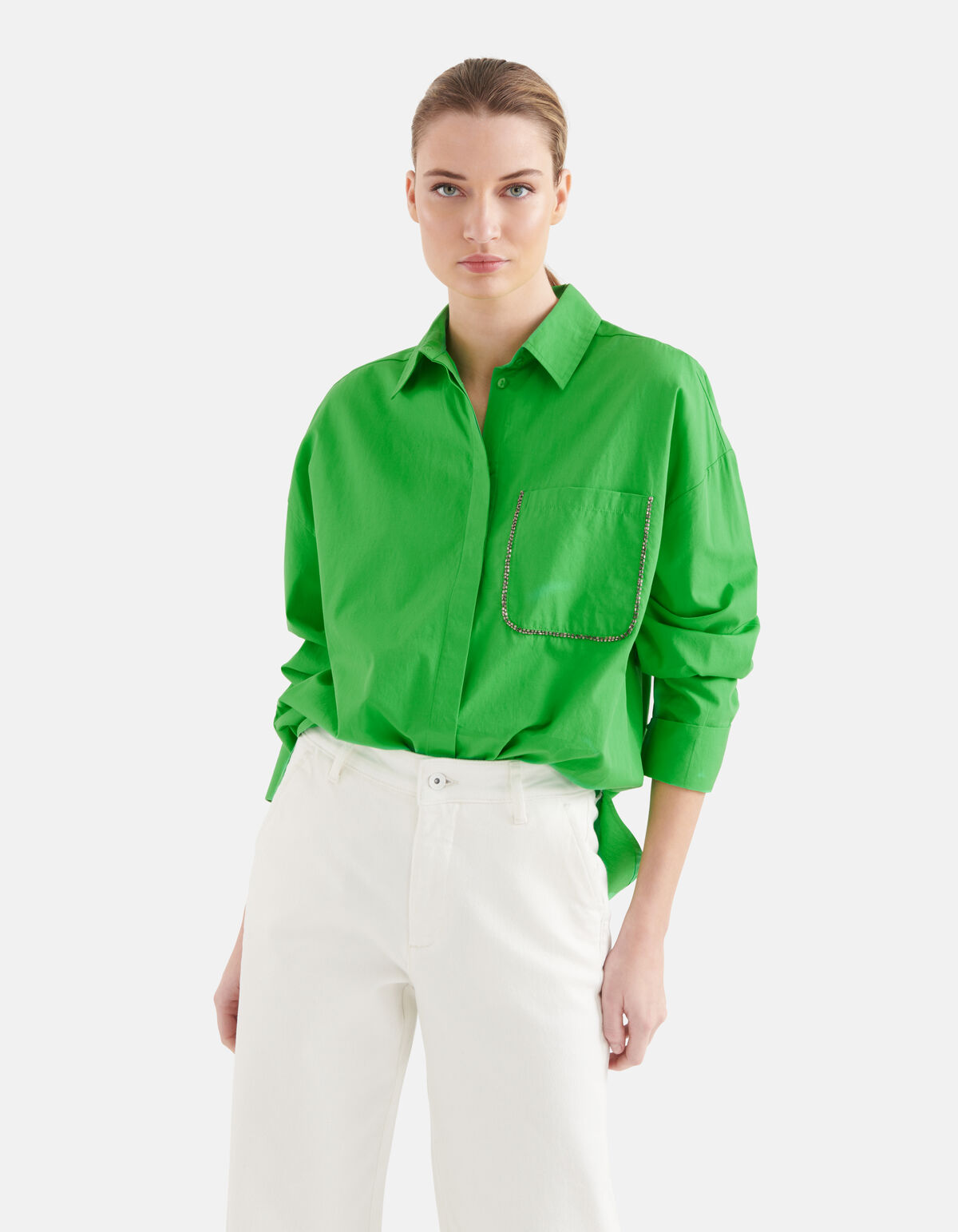 Popeline-Bluse Grün von Mieke SHOEBY WOMEN