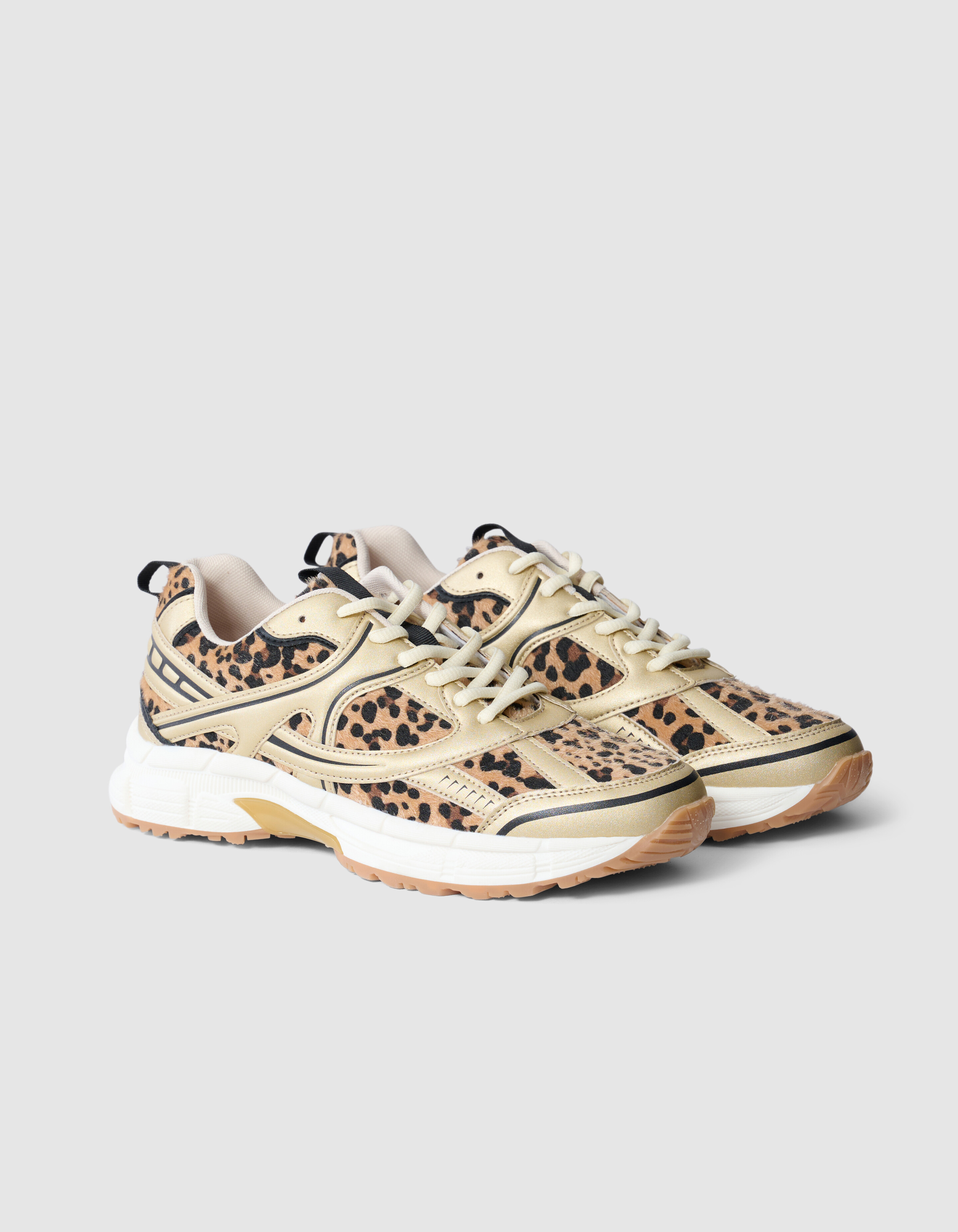 Leopard Sneaker Beige SHOEBY SHOES