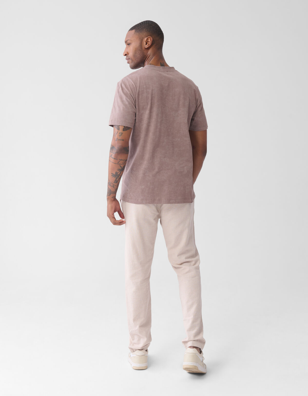 Bedrucktes T-shirt Hellbraun SHOEBY MEN