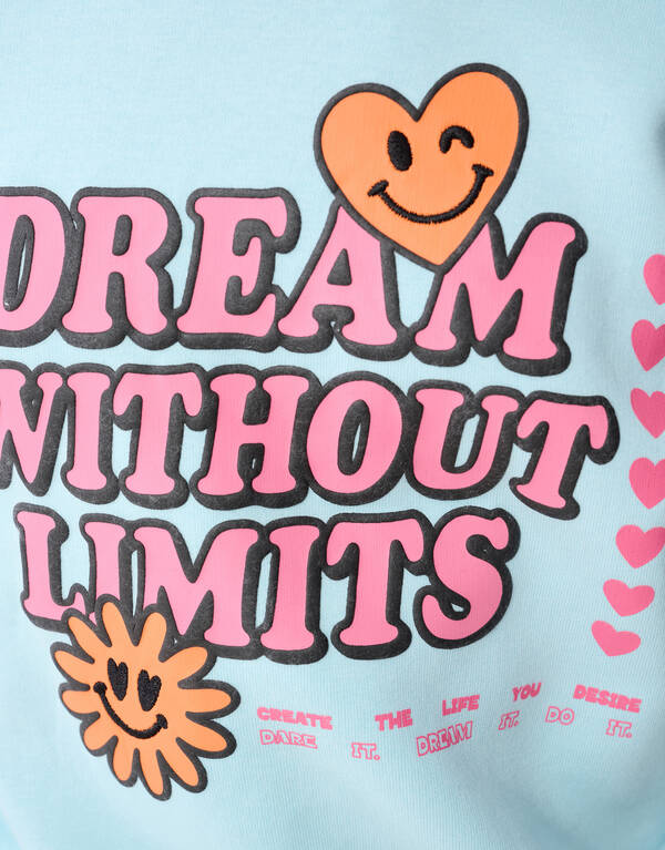 Dream Artwork Pullover Hellblau SHOEBY GIRLS