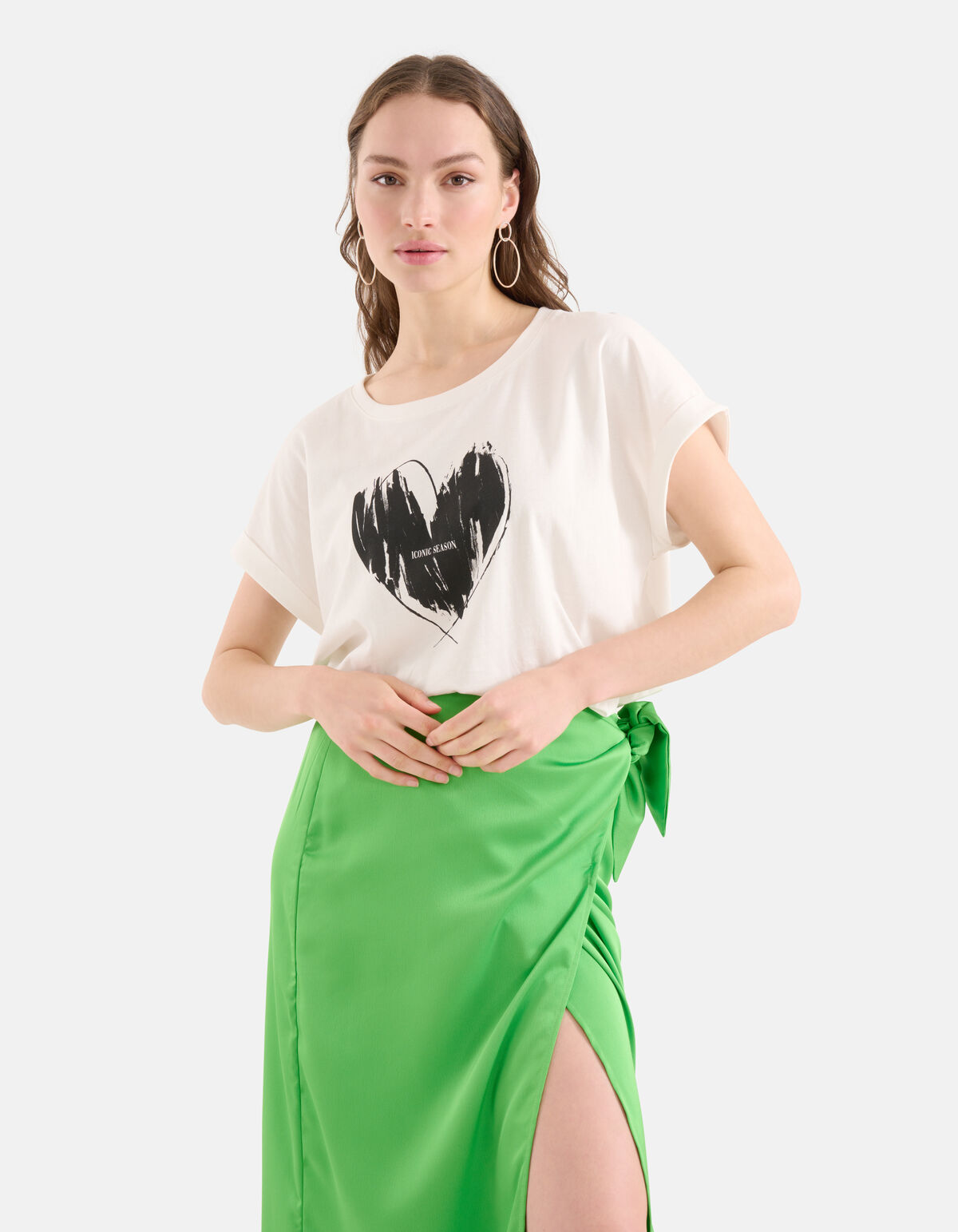 Print-T-Shirt Off-white SHOEBY WOMEN