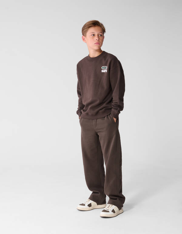 Barrel Jogger Fit Hose Braun SHOEBY BOYS