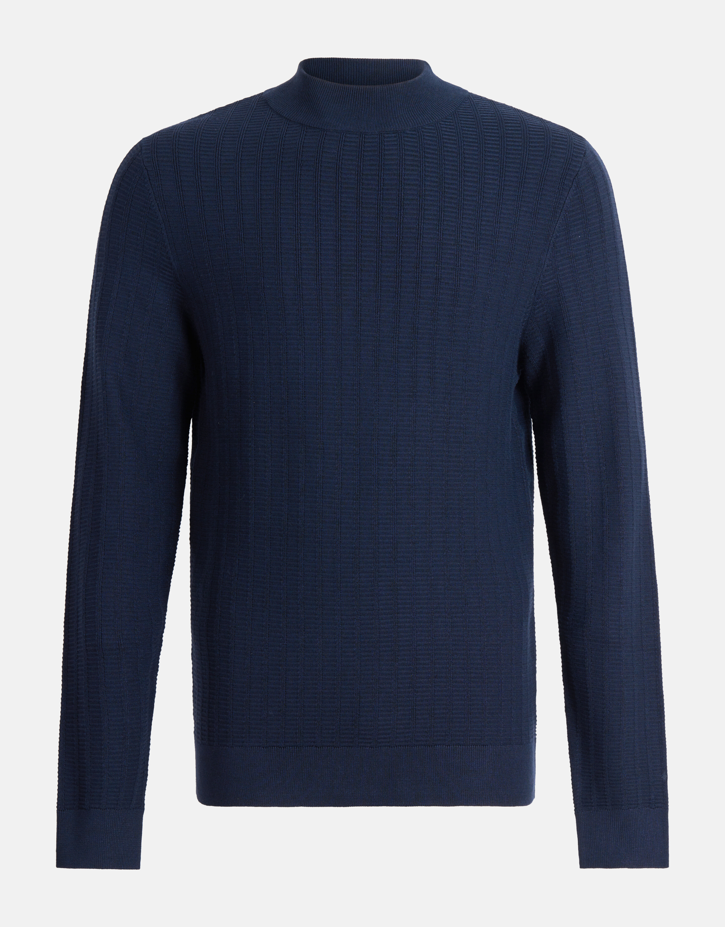 Struktur Pullover Dunkelblau SHOEBY MEN