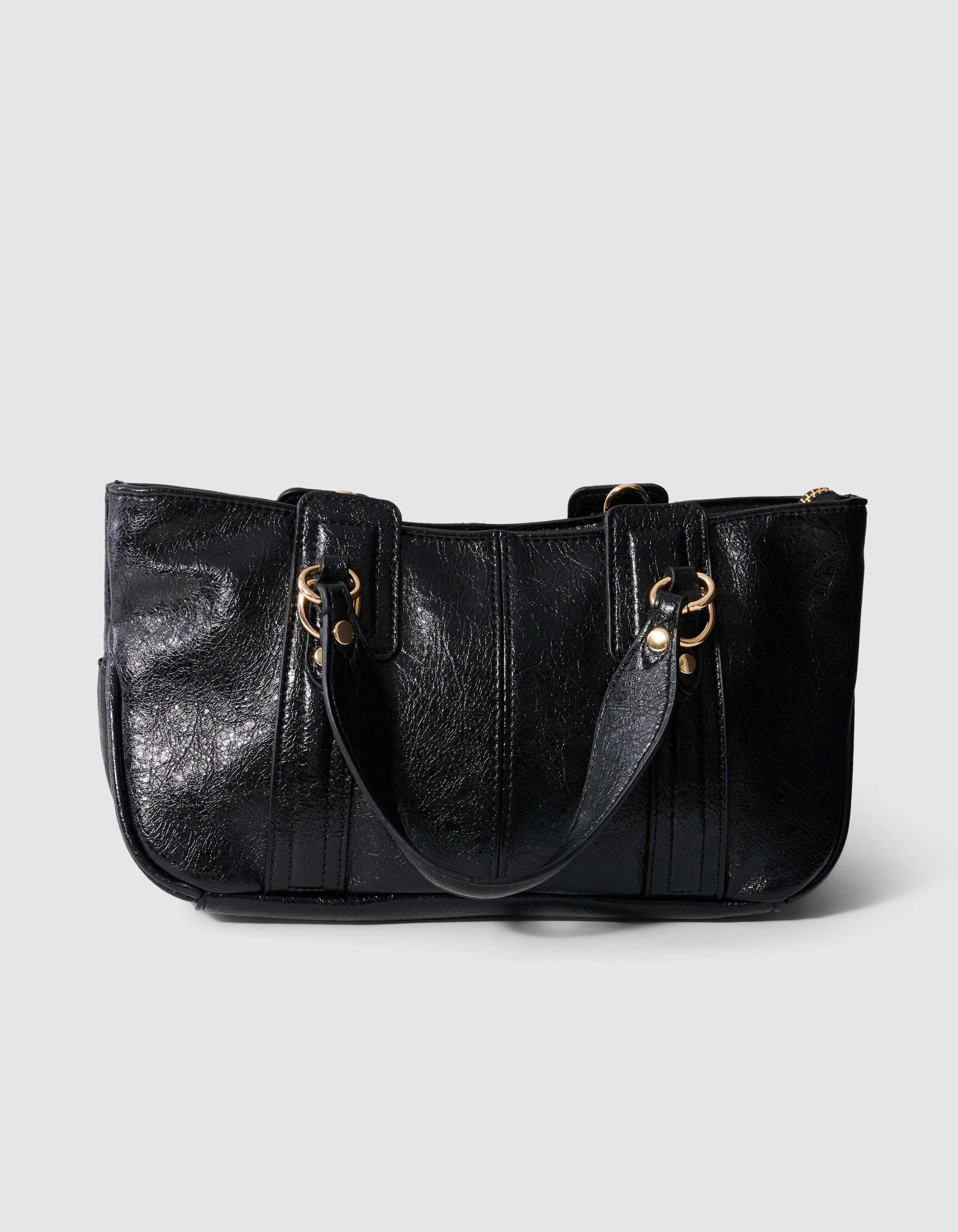 Vintage Ring Tasche Schwarz SHOEBY ACCESSOIRES