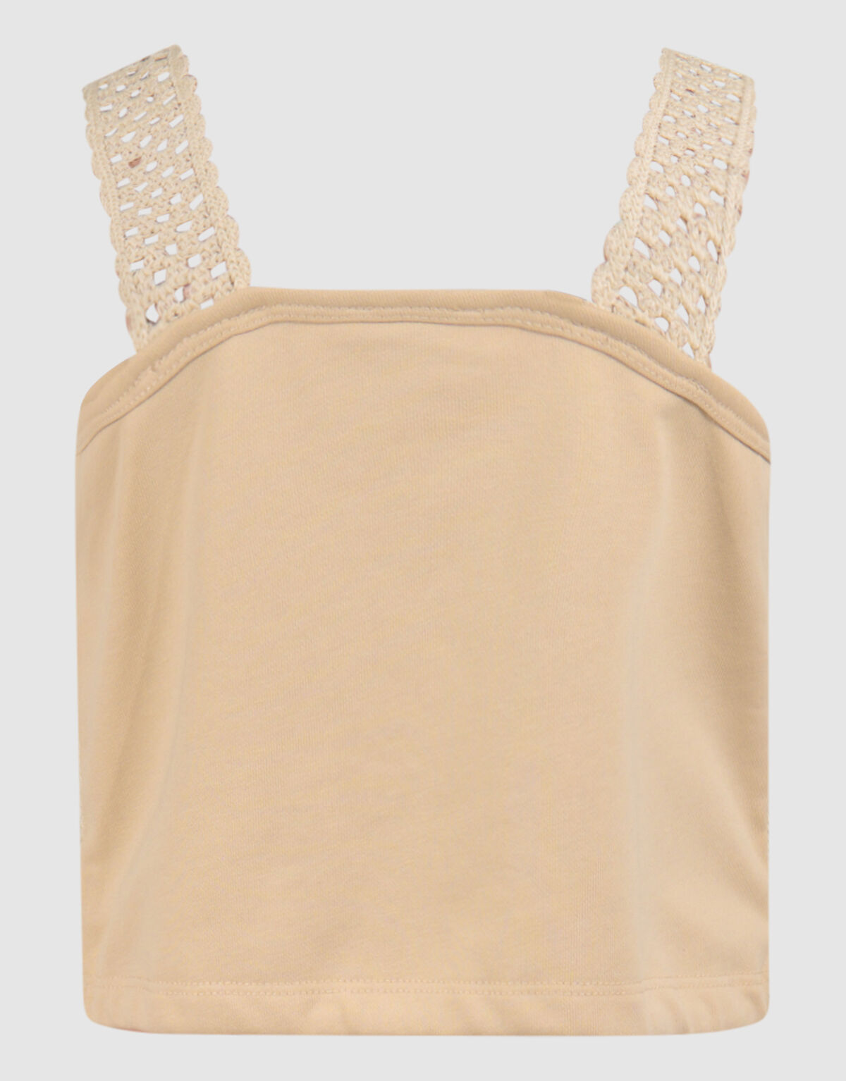 Gehäkeltes Kunstwerk Top Off White SHOEBY GIRLS