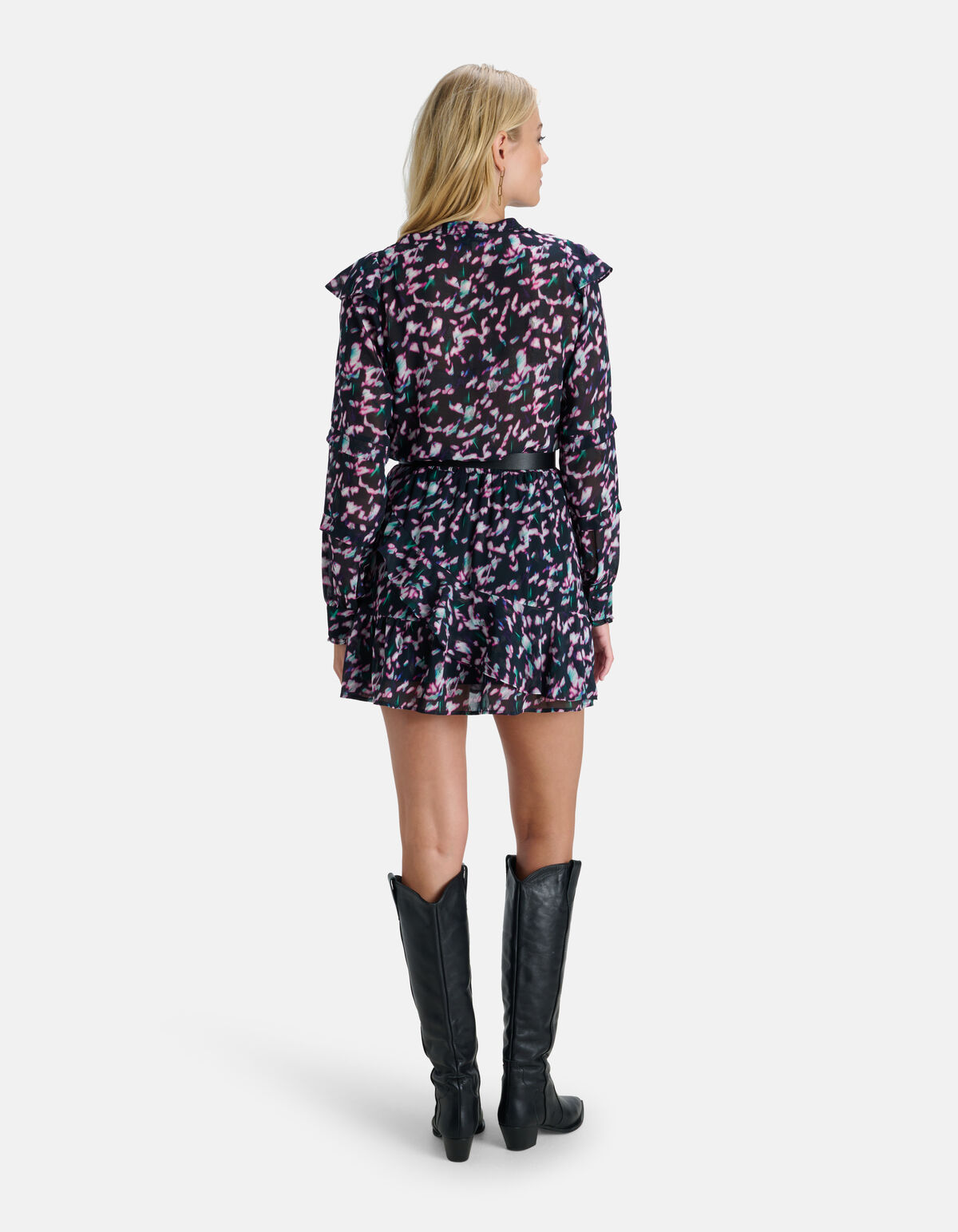 Kleid mit abstraktem Druck SHOEBY WOMEN