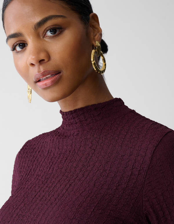 Strukturoberteil Dunkelrot SHOEBY WOMEN