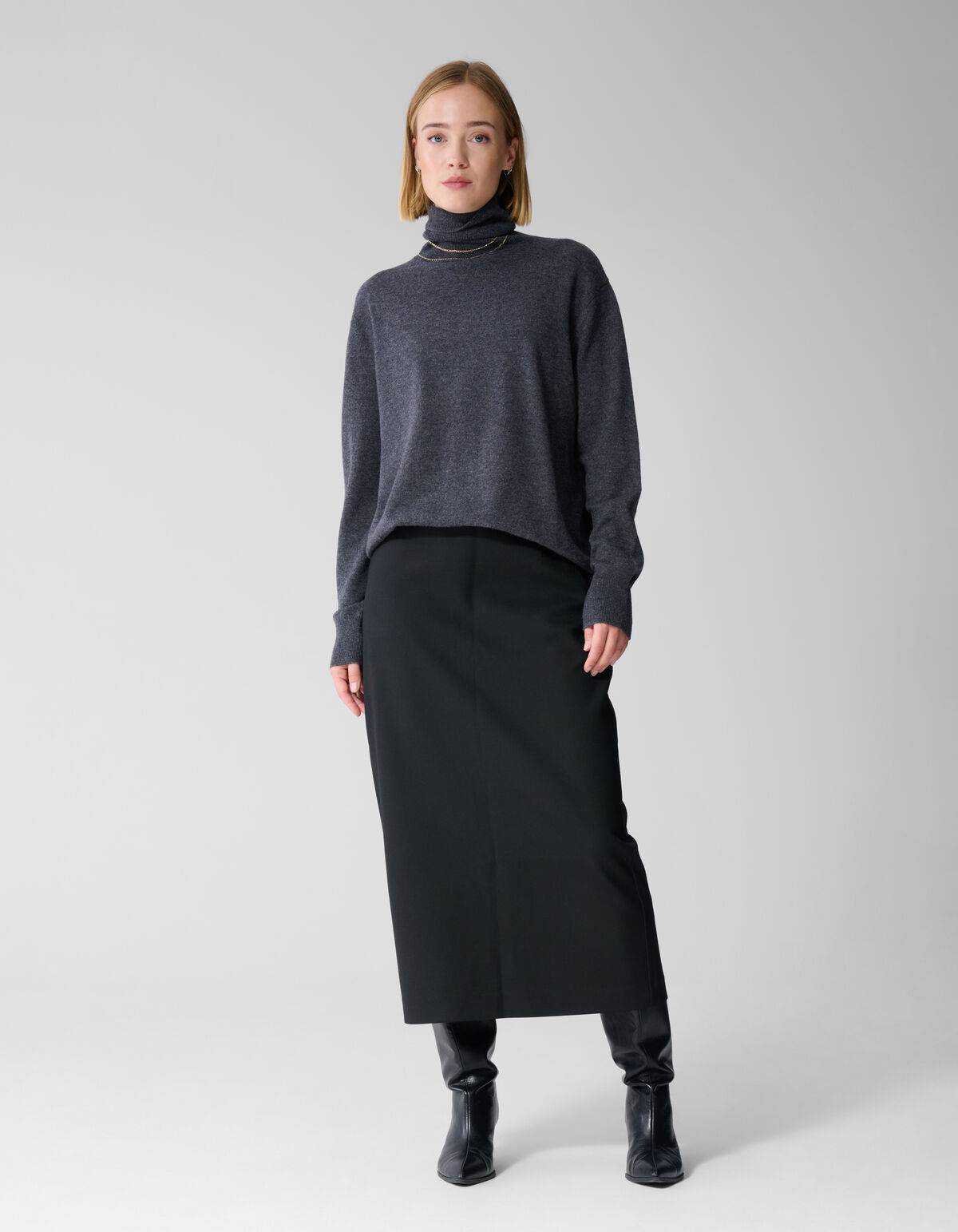 Pencil Maxirock in Schwarz By Lonneke SHOEBY WOMEN