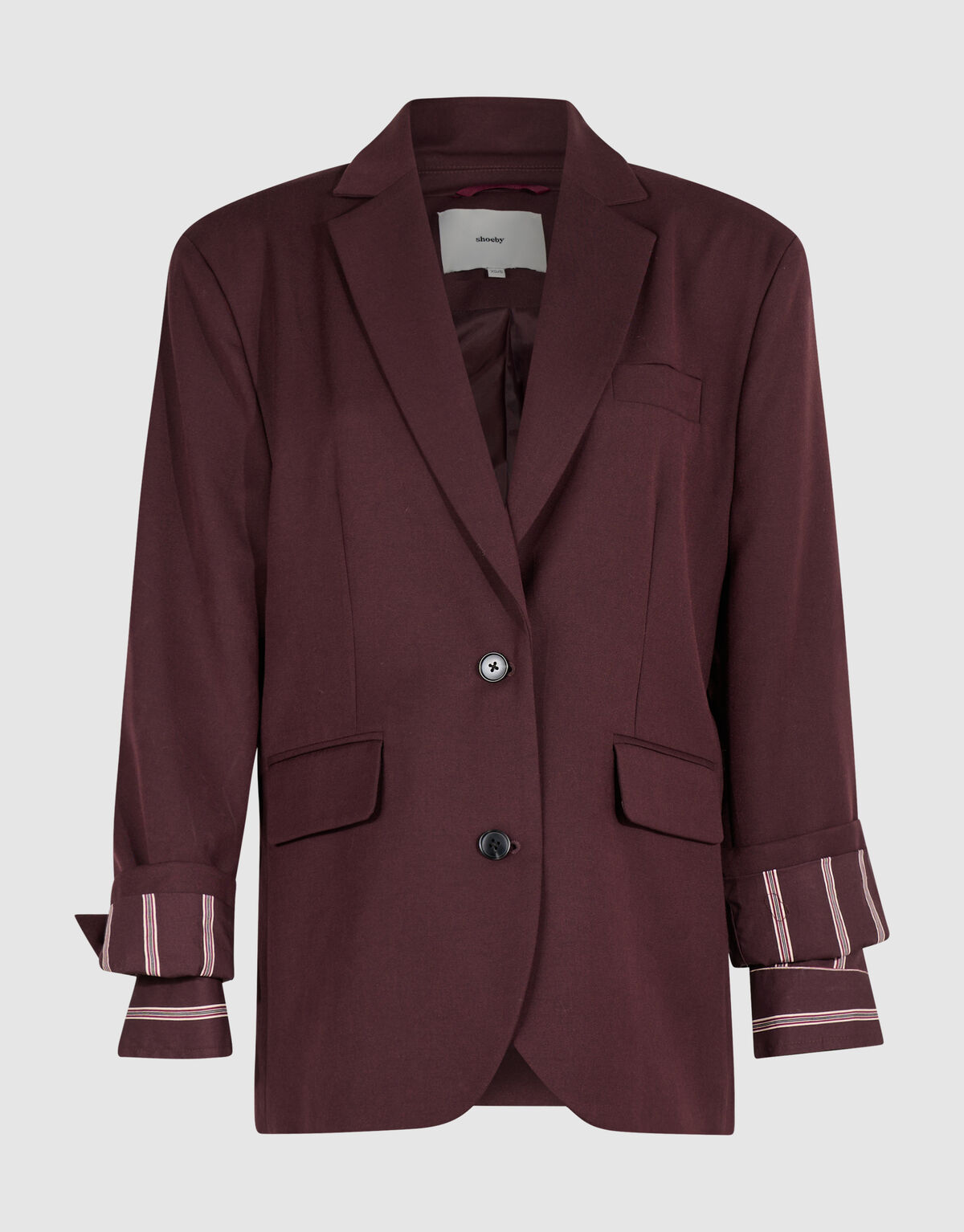 Double Layer Blazer Dunkelrot By Mieke SHOEBY WOMEN
