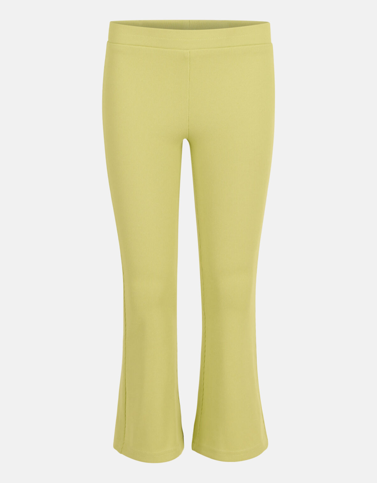 Ausgestellte Rippen-Leggings Grün SHOEBY GIRLS