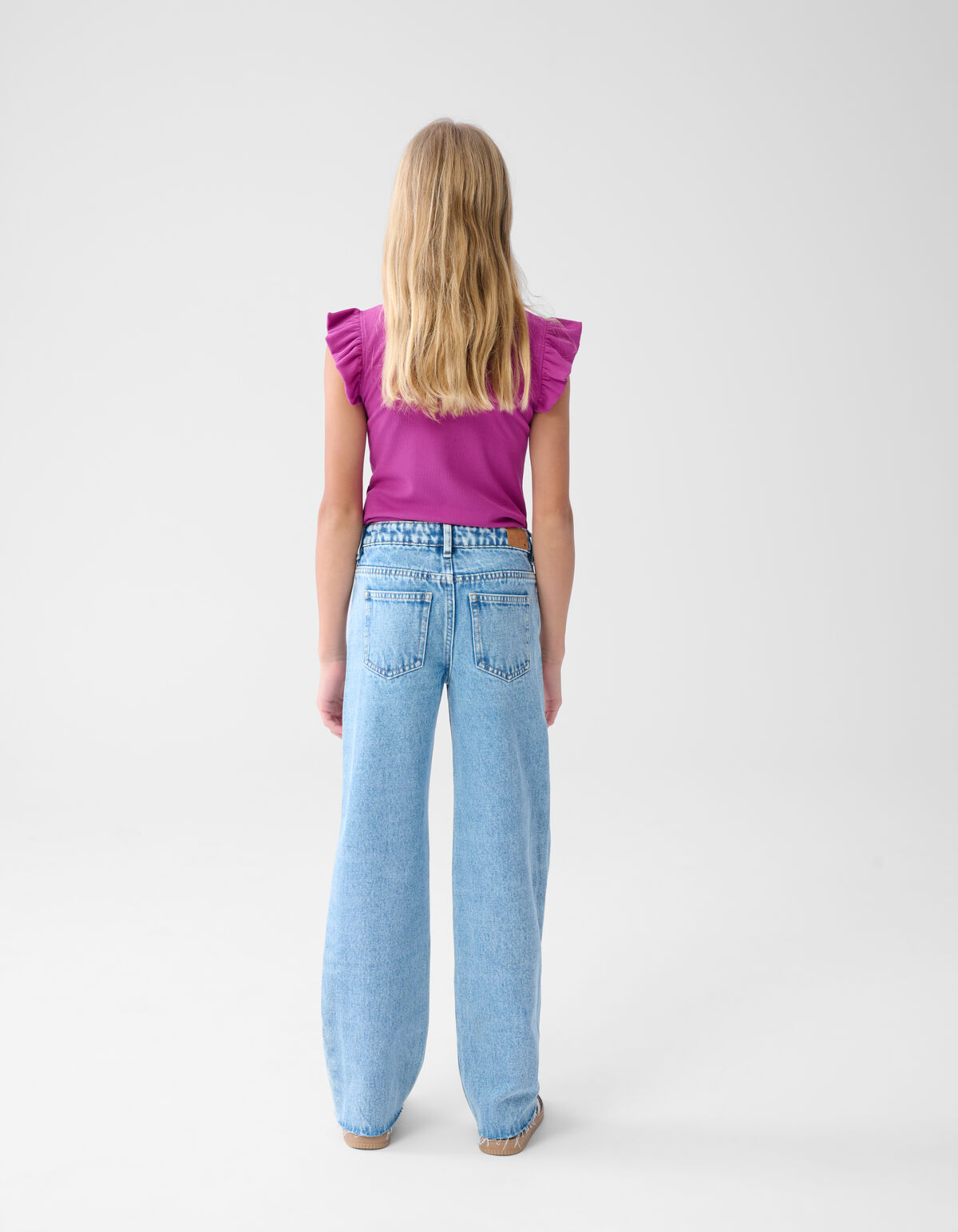 Strass Star/Heart Straight Fit Jeans Blau SHOEBY GIRLS