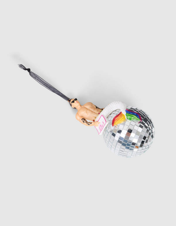 Merman Disco Weihnachtskugel Silber von Fred SHOEBY ACCESSOIRES