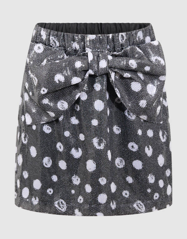 Polkadot Sequin Rok Zwart SHOEBY GIRLS