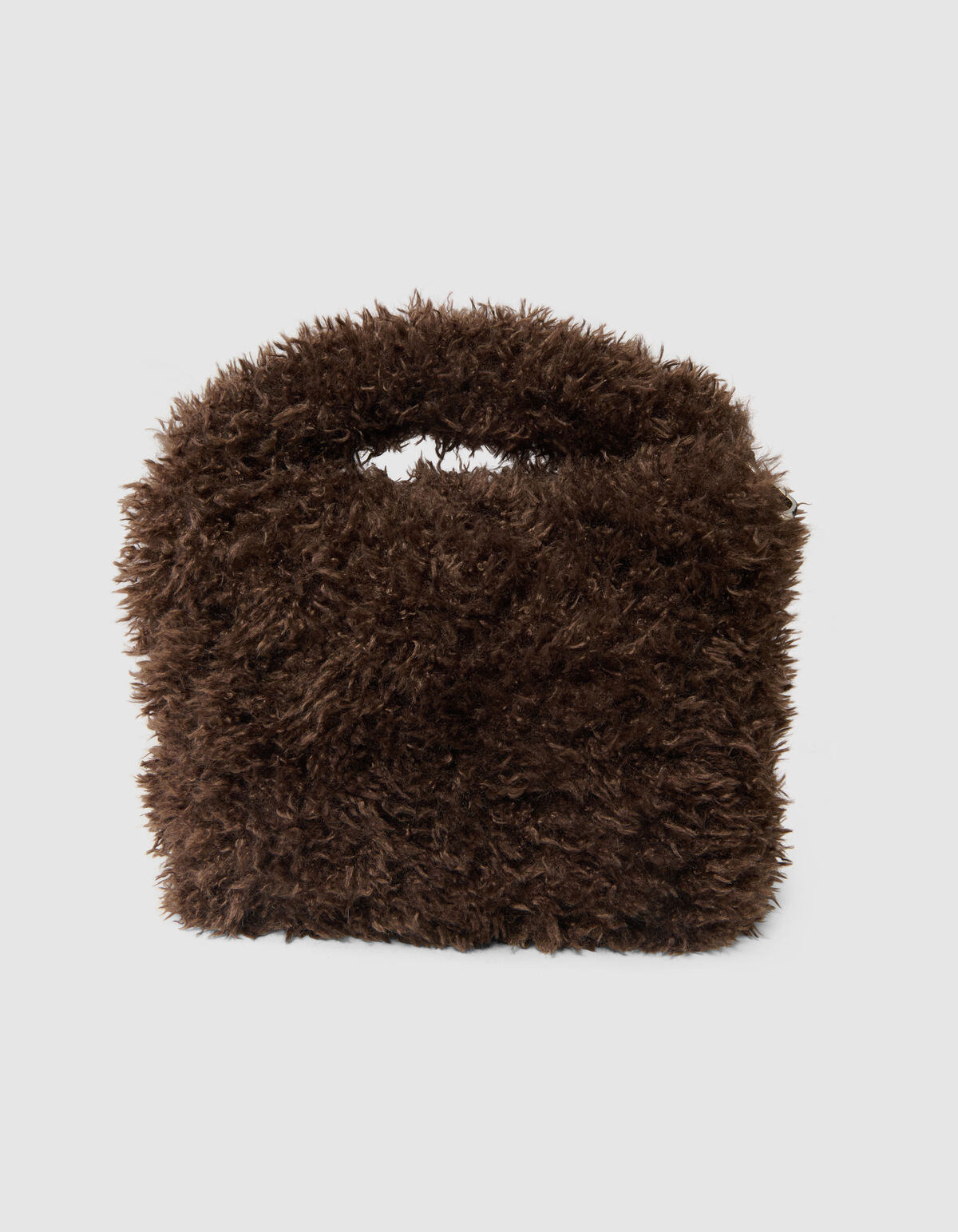 Fluffy Fur Tasche Dunkelbraun SHOEBY ACCESSOIRES
