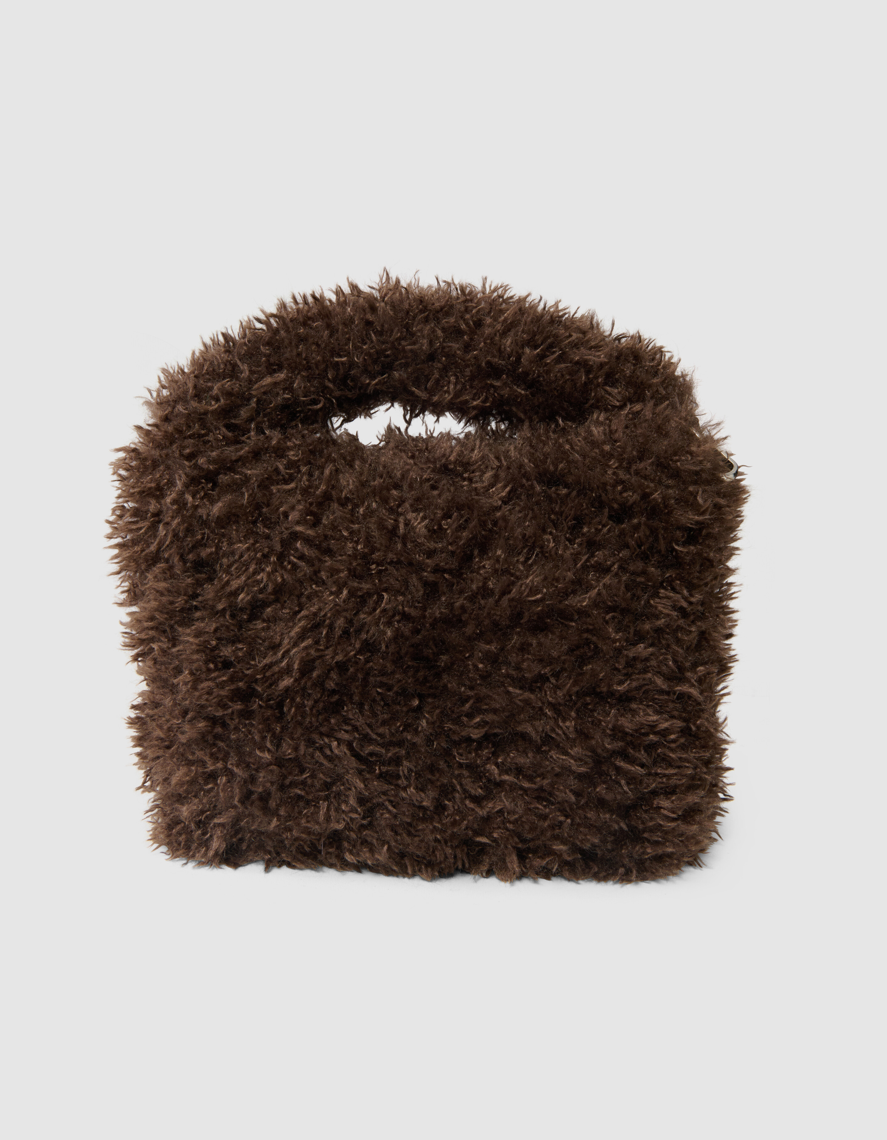 Fluffy Fur Tasche Dunkelbraun SHOEBY ACCESSOIRES
