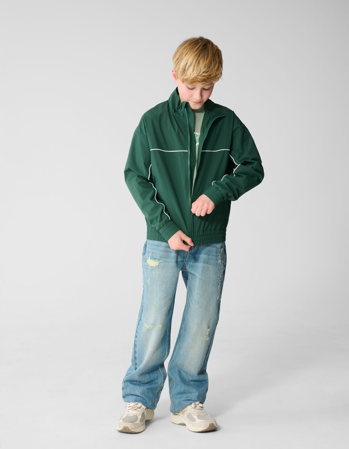 Sportliche Piping Jack Gr&uuml;n SHOEBY BOYS