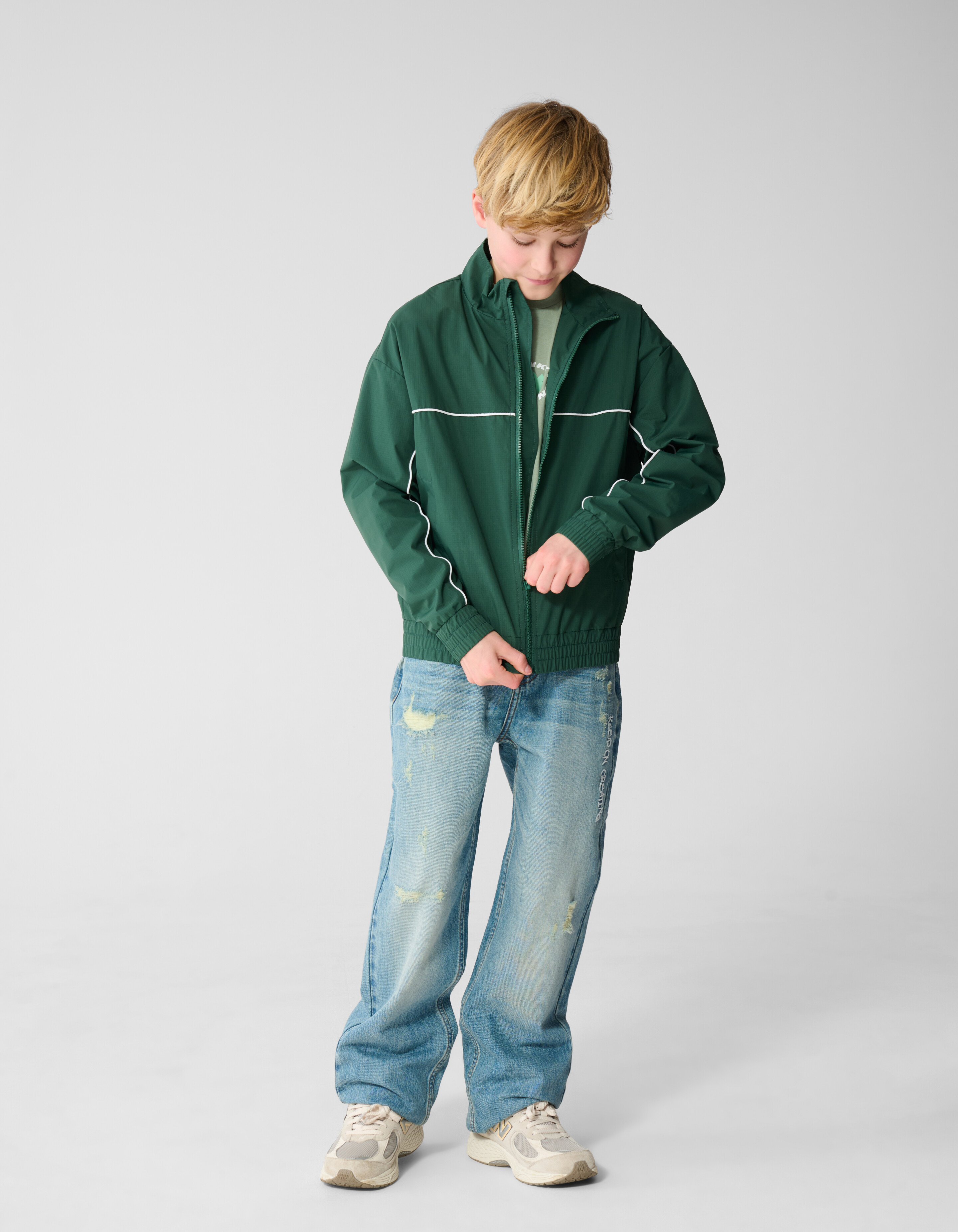 Sportliche Piping Jack Gr&uuml;n SHOEBY BOYS