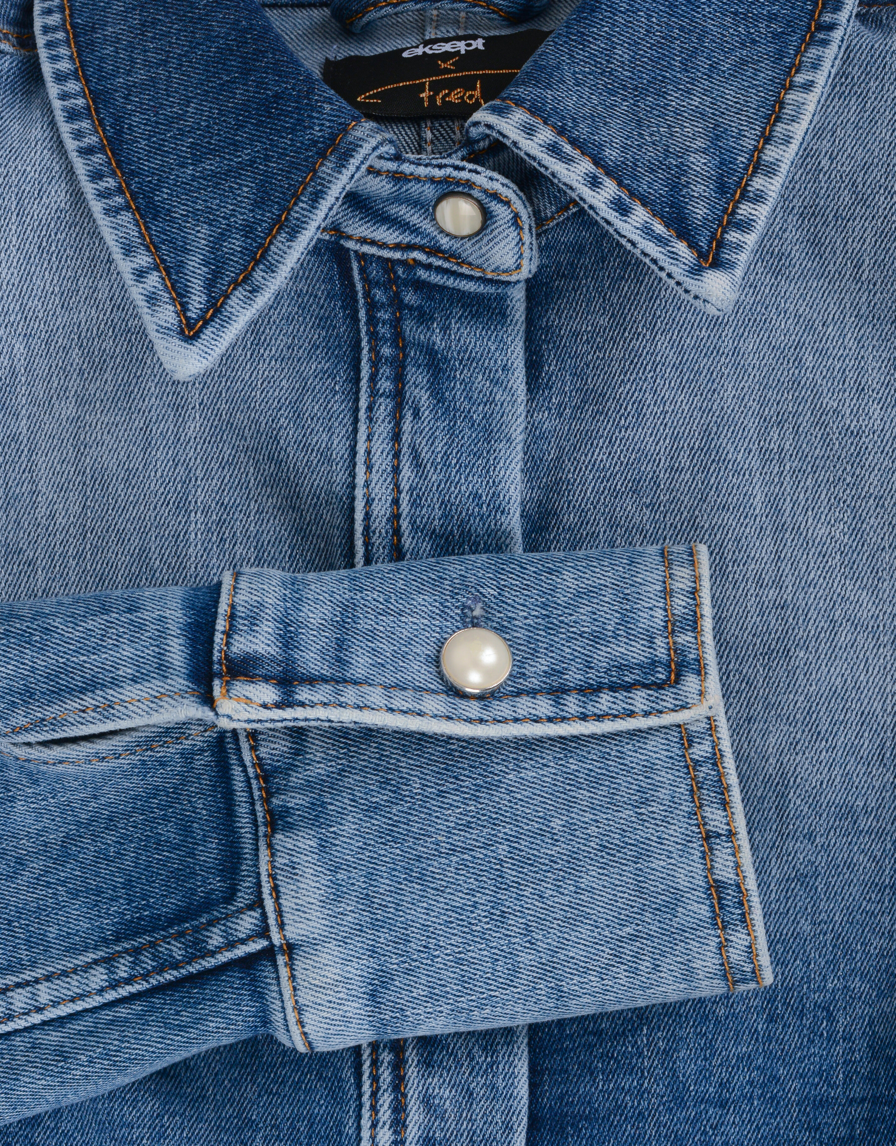 Denim Kleid von Fred van Leer EKSEPT