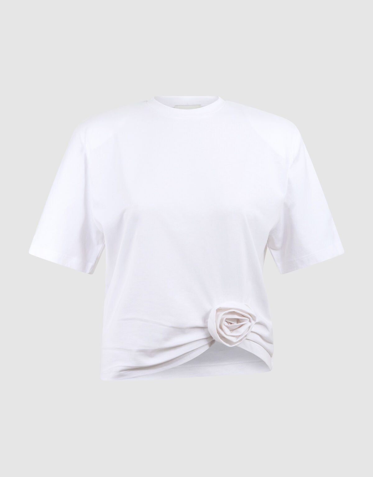 Blumen-T-Shirt Wei&szlig; SHOEBY WOMEN