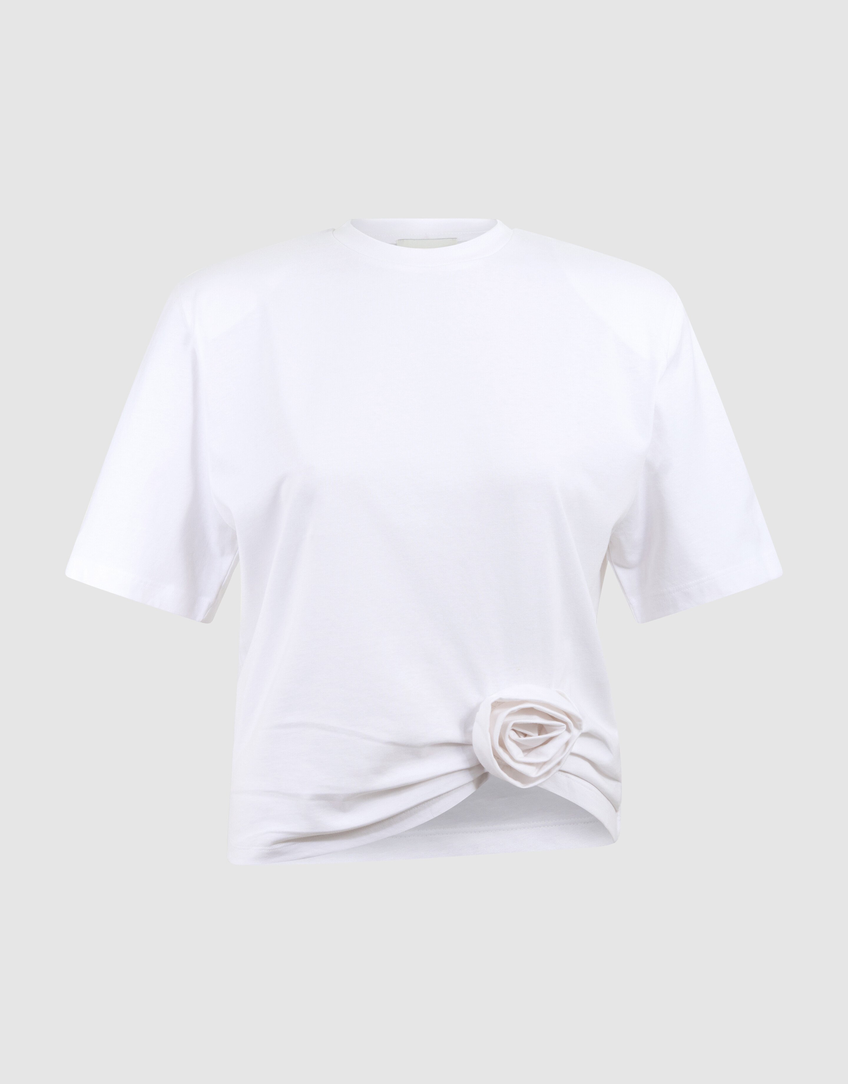 Blumen-T-Shirt Wei&szlig; SHOEBY WOMEN