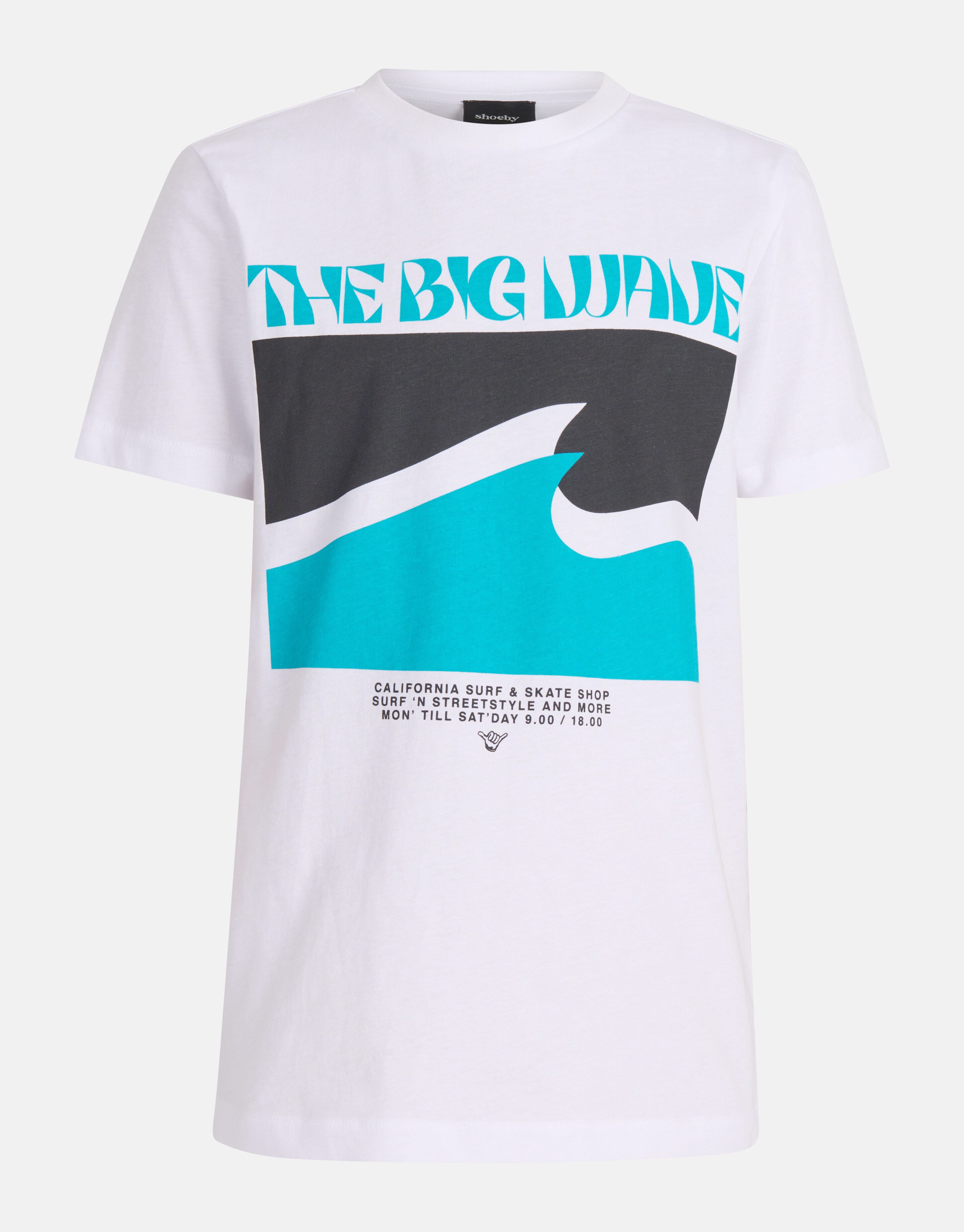 Print-T-Shirt Weiß SHOEBY BOYS