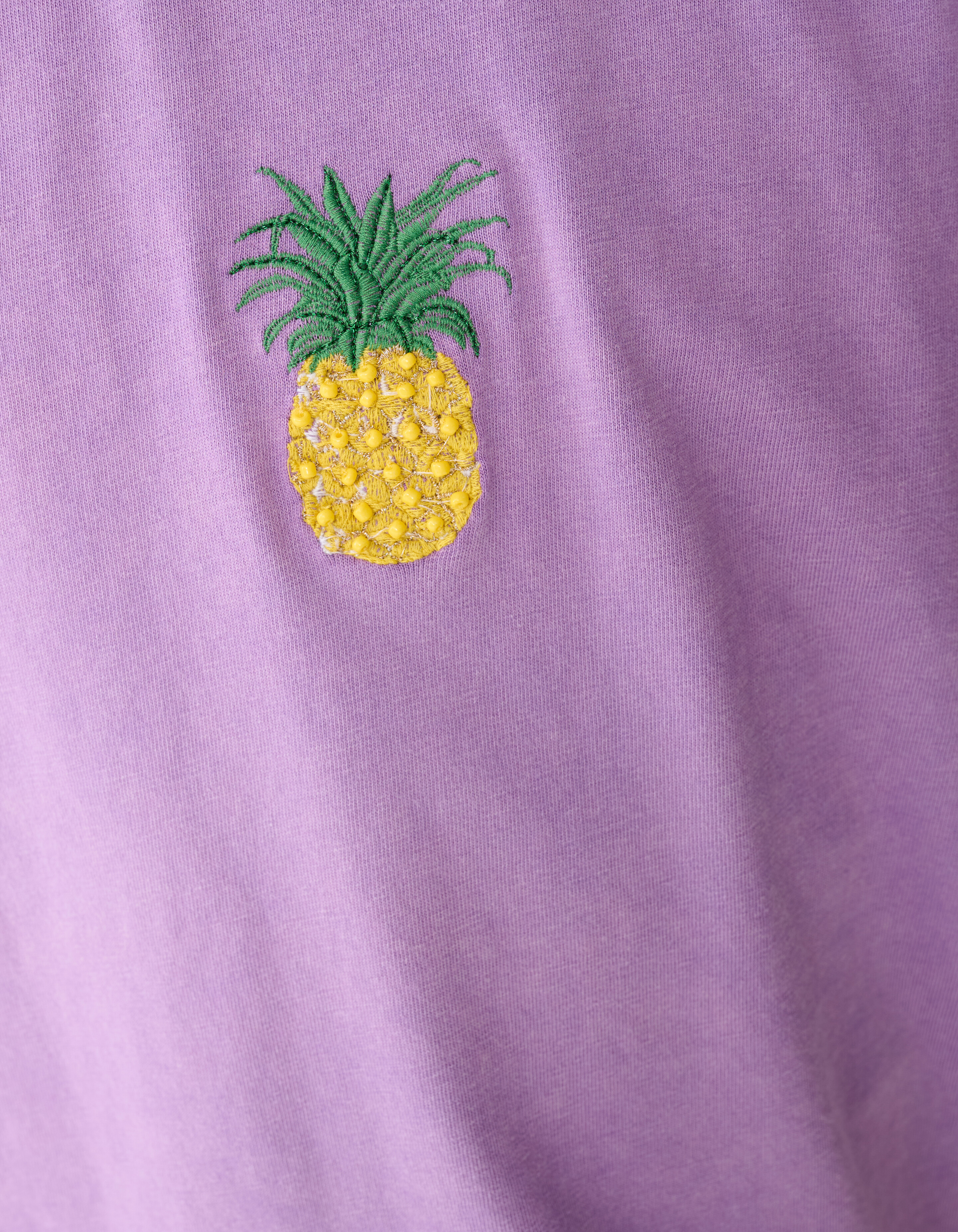 Washed Pineapple Artwork T-Shirt Lila SHOEBY GIRLS