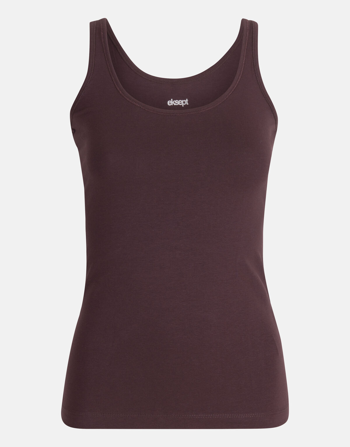 Basic Top Dunkelbraun Eksept