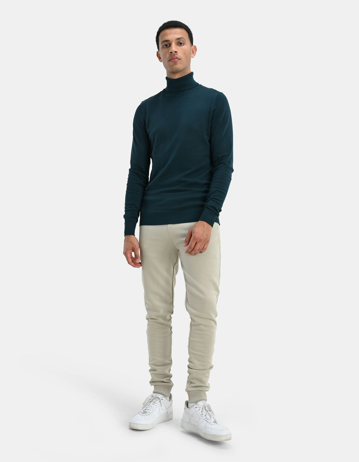Rollkragenpullover Dunkelgrün SHOEBY MEN