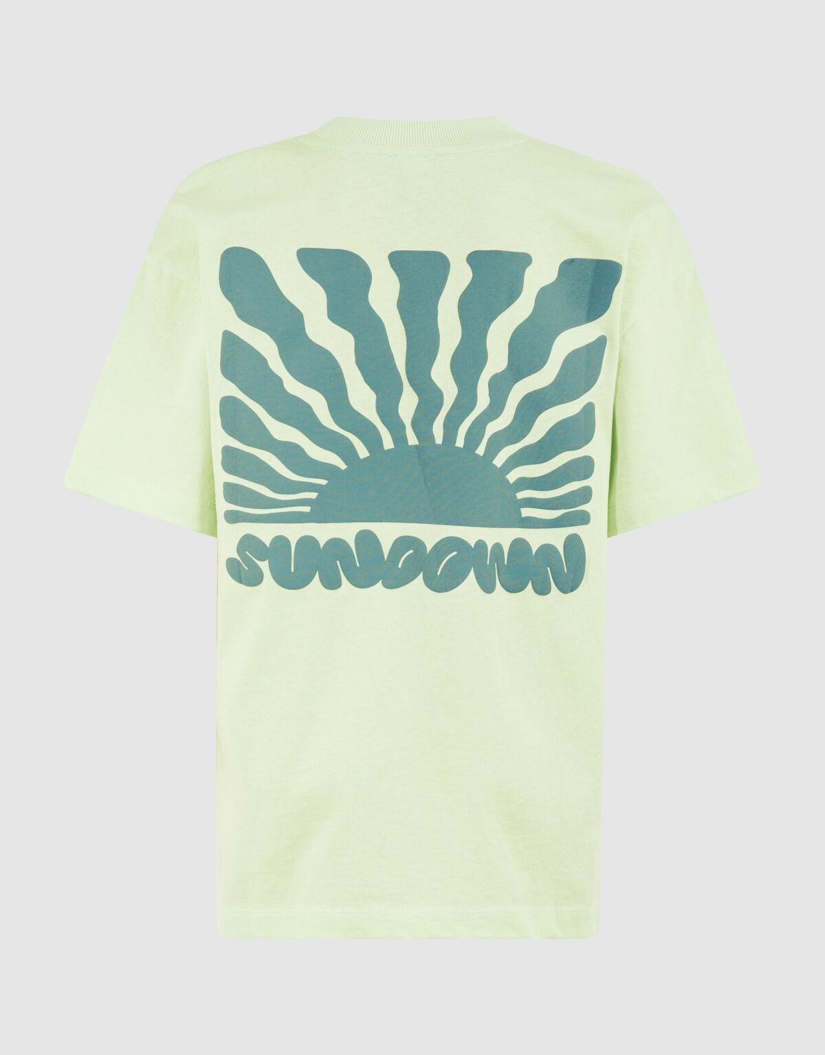 Gewelltes Sonnen-T-Shirt Hellgrün SHOEBY BOYS