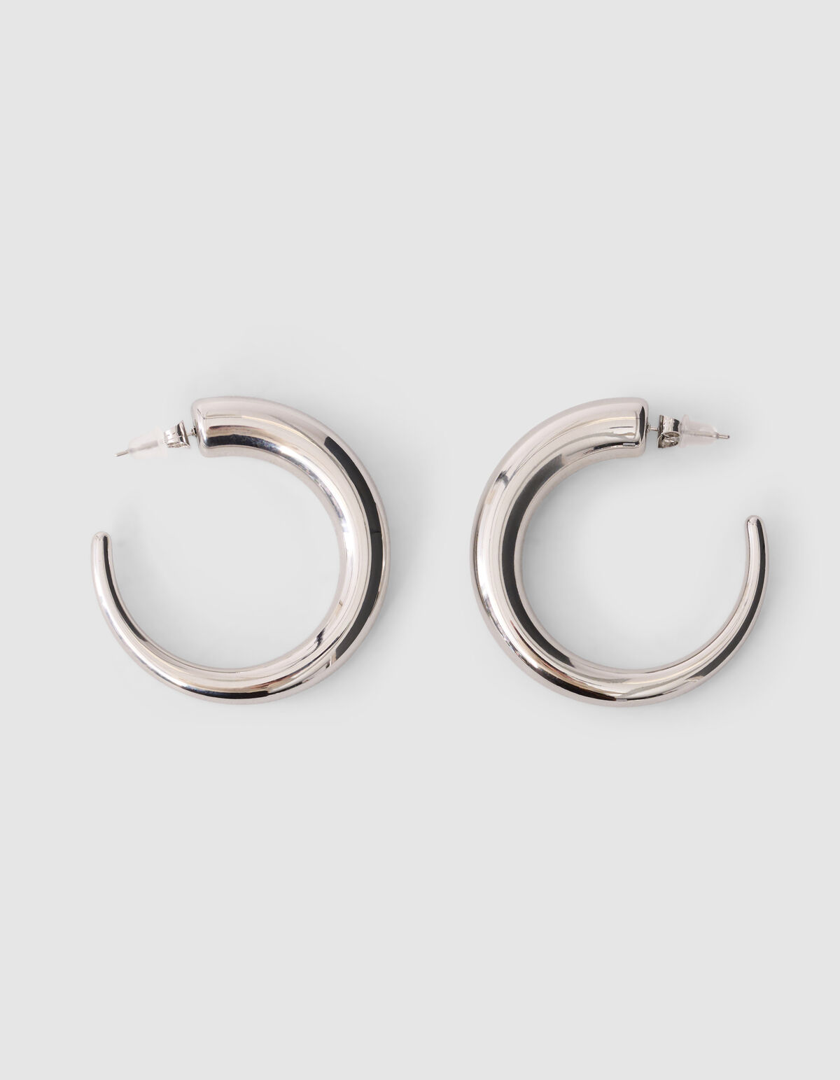 Gro&szlig;e Creolen Ohrringe Silber SHOEBY ACCESSOIRES