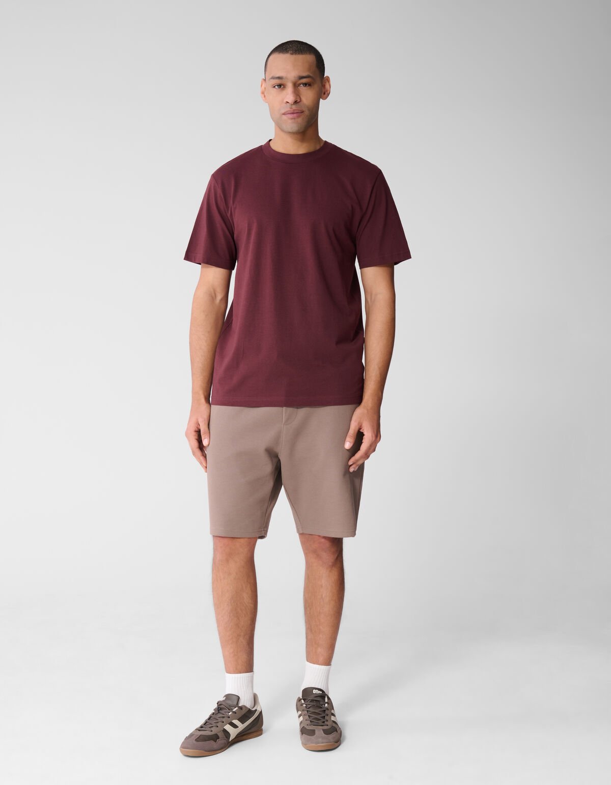 Geometry Artwork T-Shirt Dunkelrot SHOEBY MEN