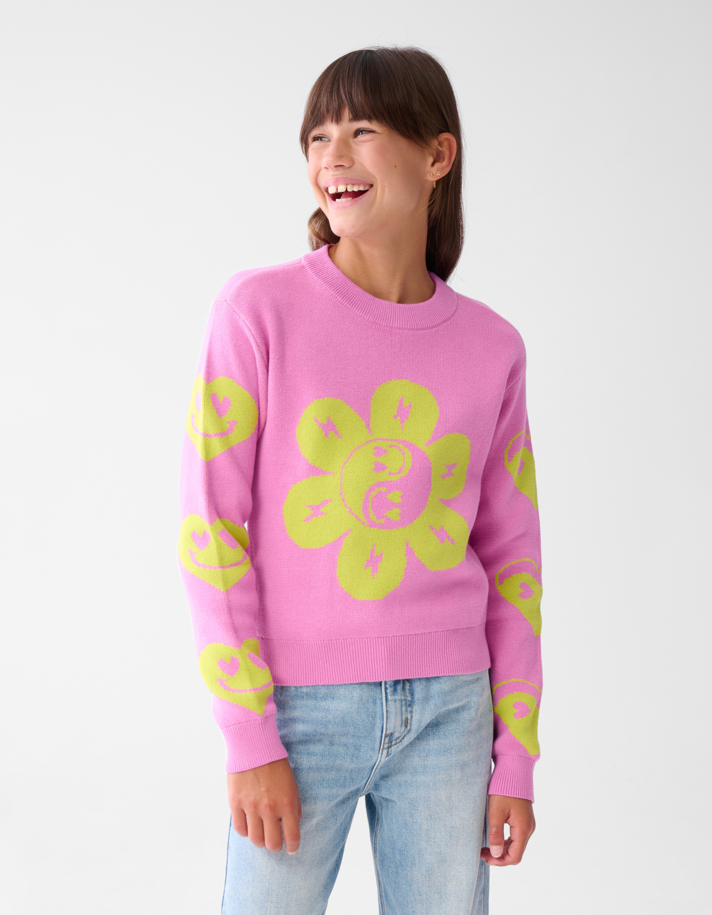 Bedruckter Pullover Rosa SHOEBY GIRLS