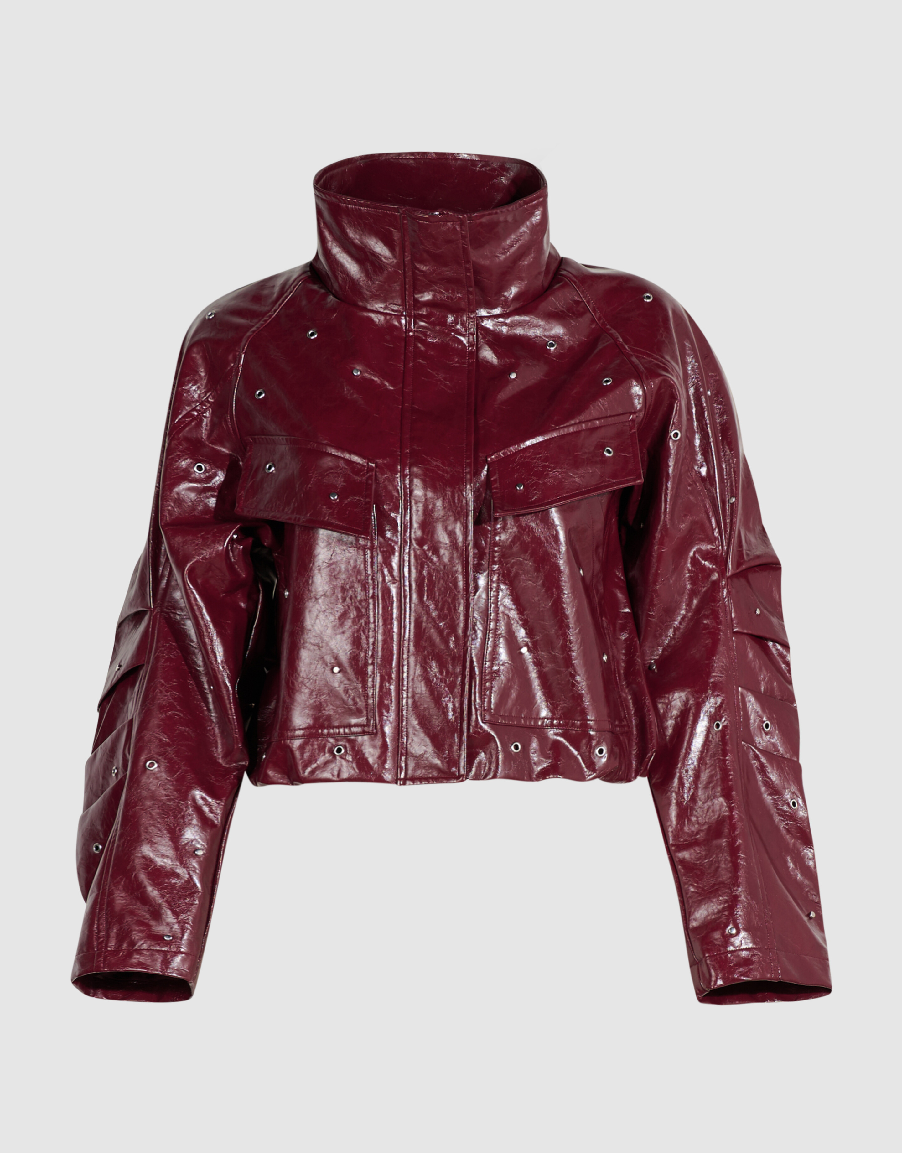 Shiny Funnel Jacke Dunkelrot SHOEBY WOMEN