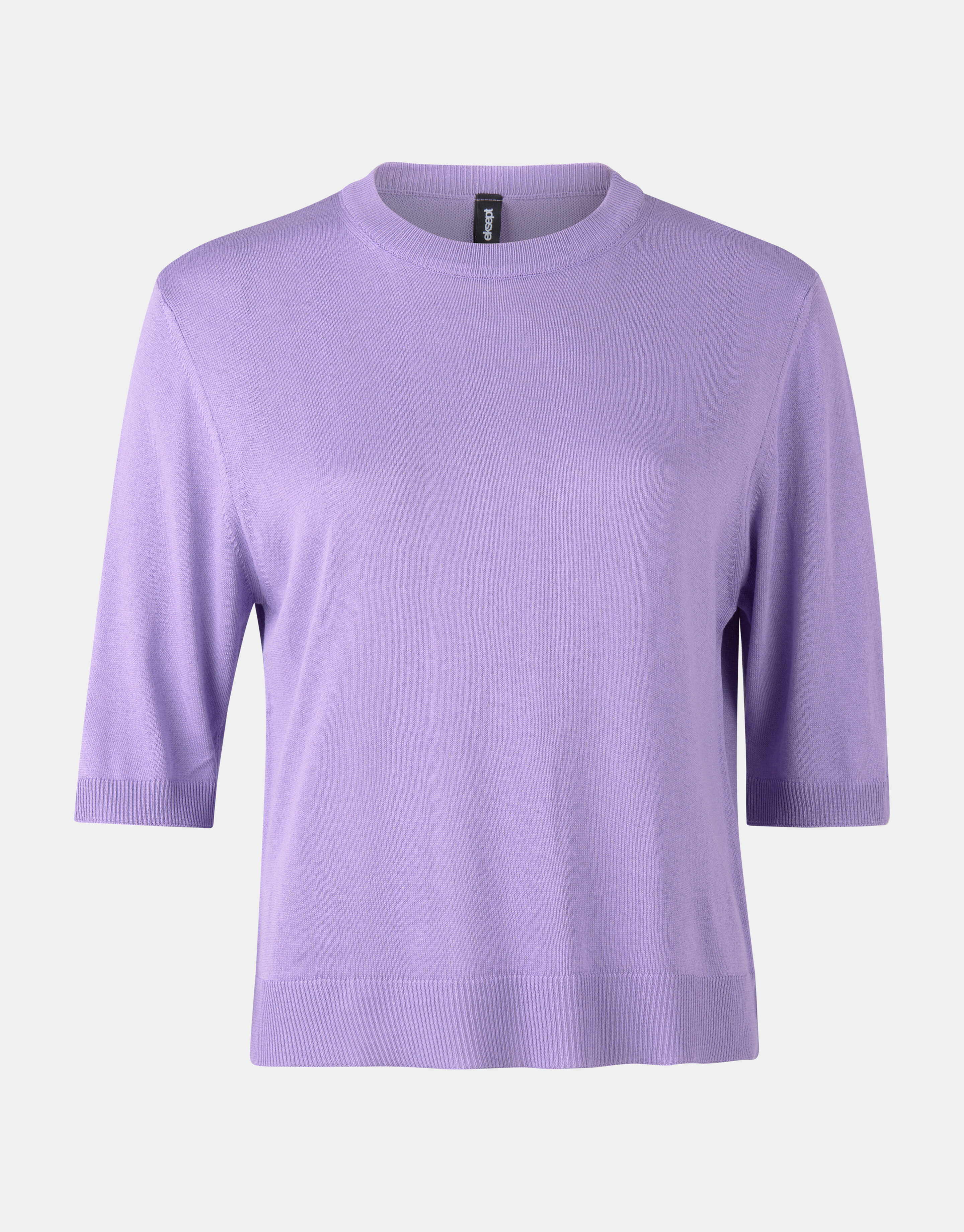 Gestricktes T-Shirt Violett EKSEPT