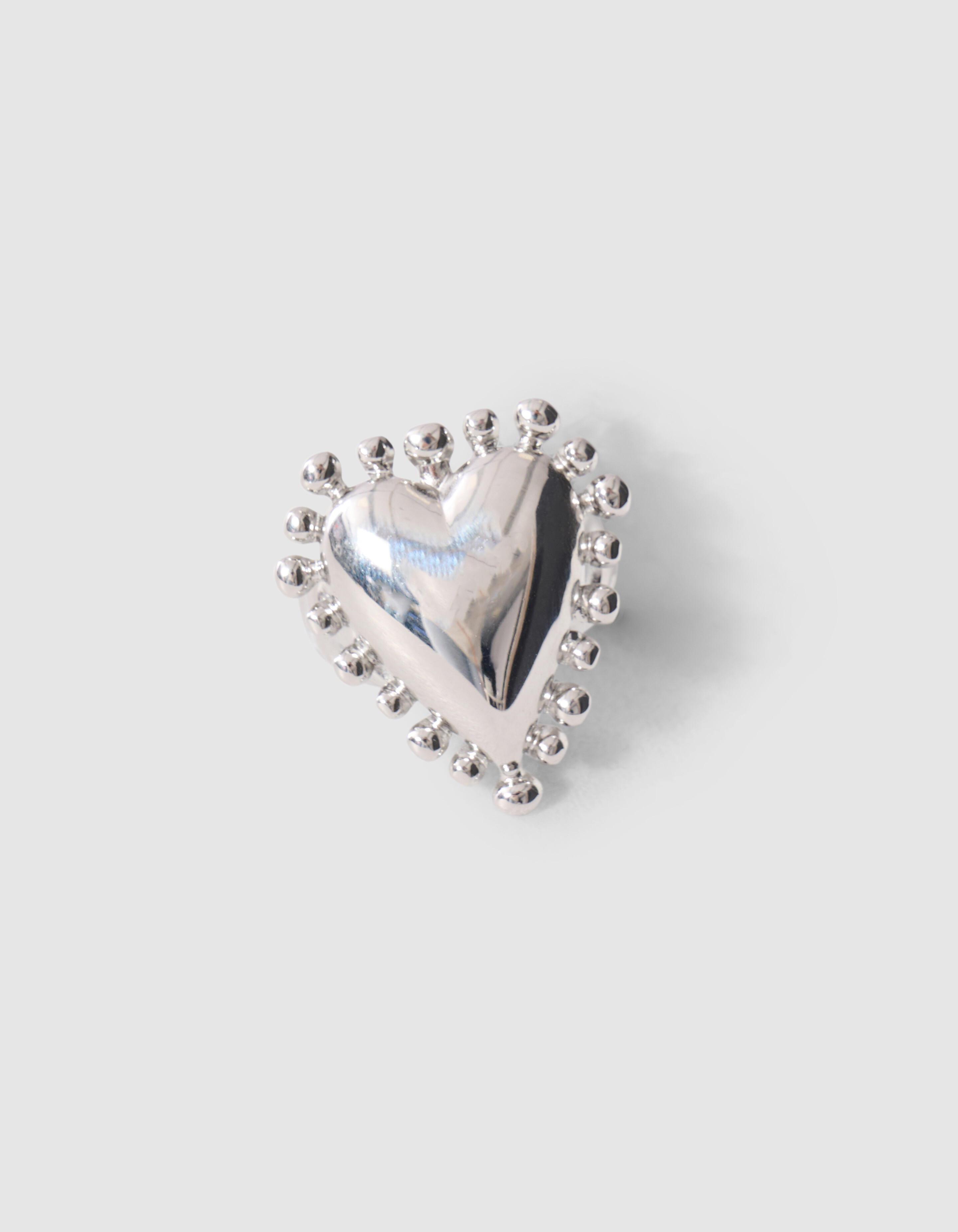 Dotted Heart Ring Silber SHOEBY ACCESSOIRES