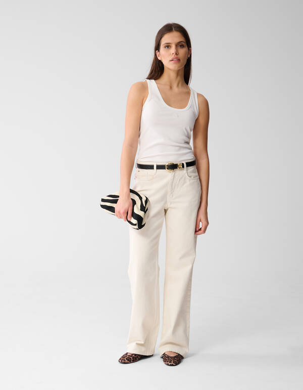 Shoeby Logo Tanktop Weiß SHOEBY WOMEN