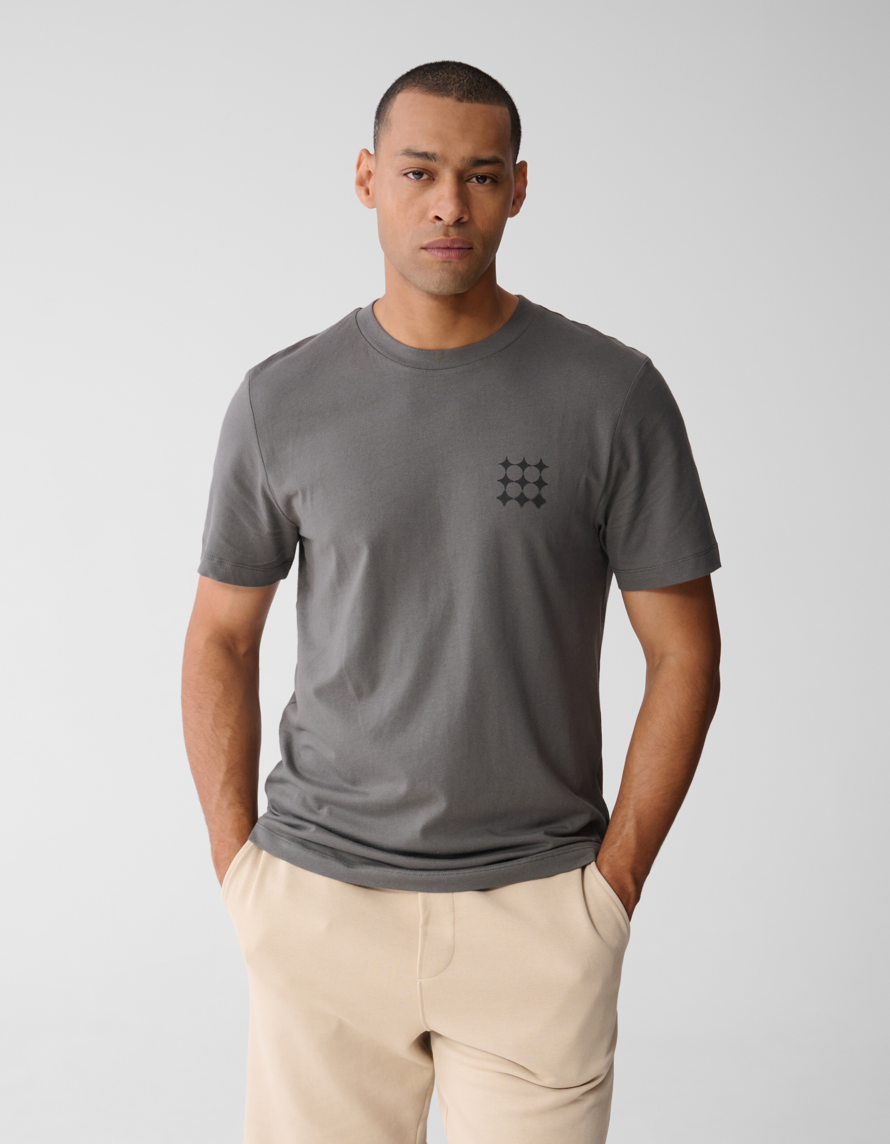 Sparkle Artwork T-shirt Dunkelgrün SHOEBY MEN