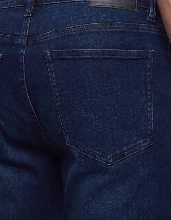 Slim Fit Jeans Blau/Schwarz L32 SHOEBY MEN