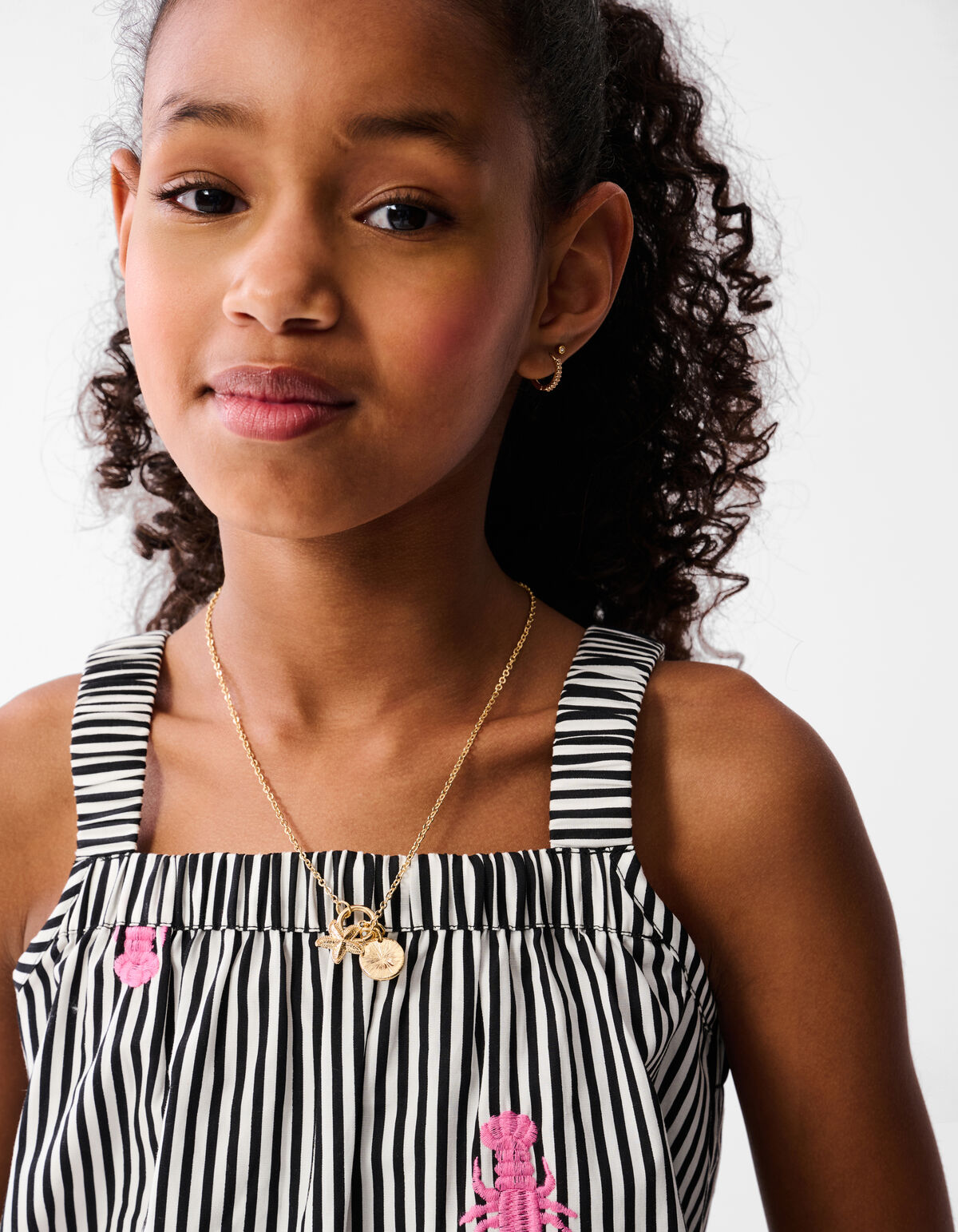 Gestreiftes Hummer-Top Schwarz SHOEBY GIRLS