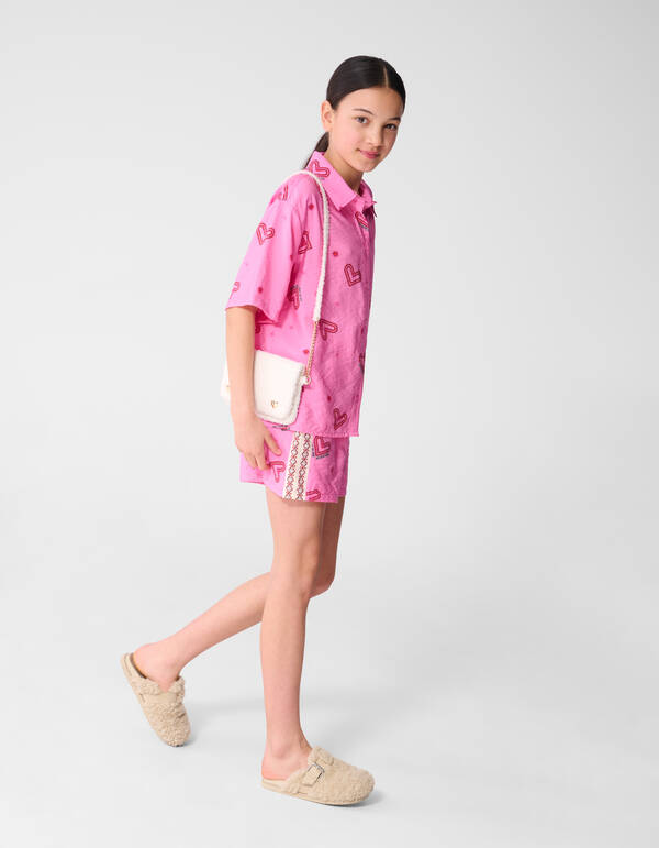 Herz Struktur Kurz Rosa SHOEBY GIRLS