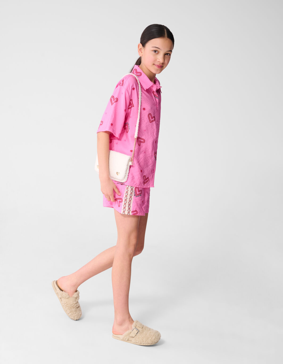 Herz Struktur Kurz Rosa SHOEBY GIRLS