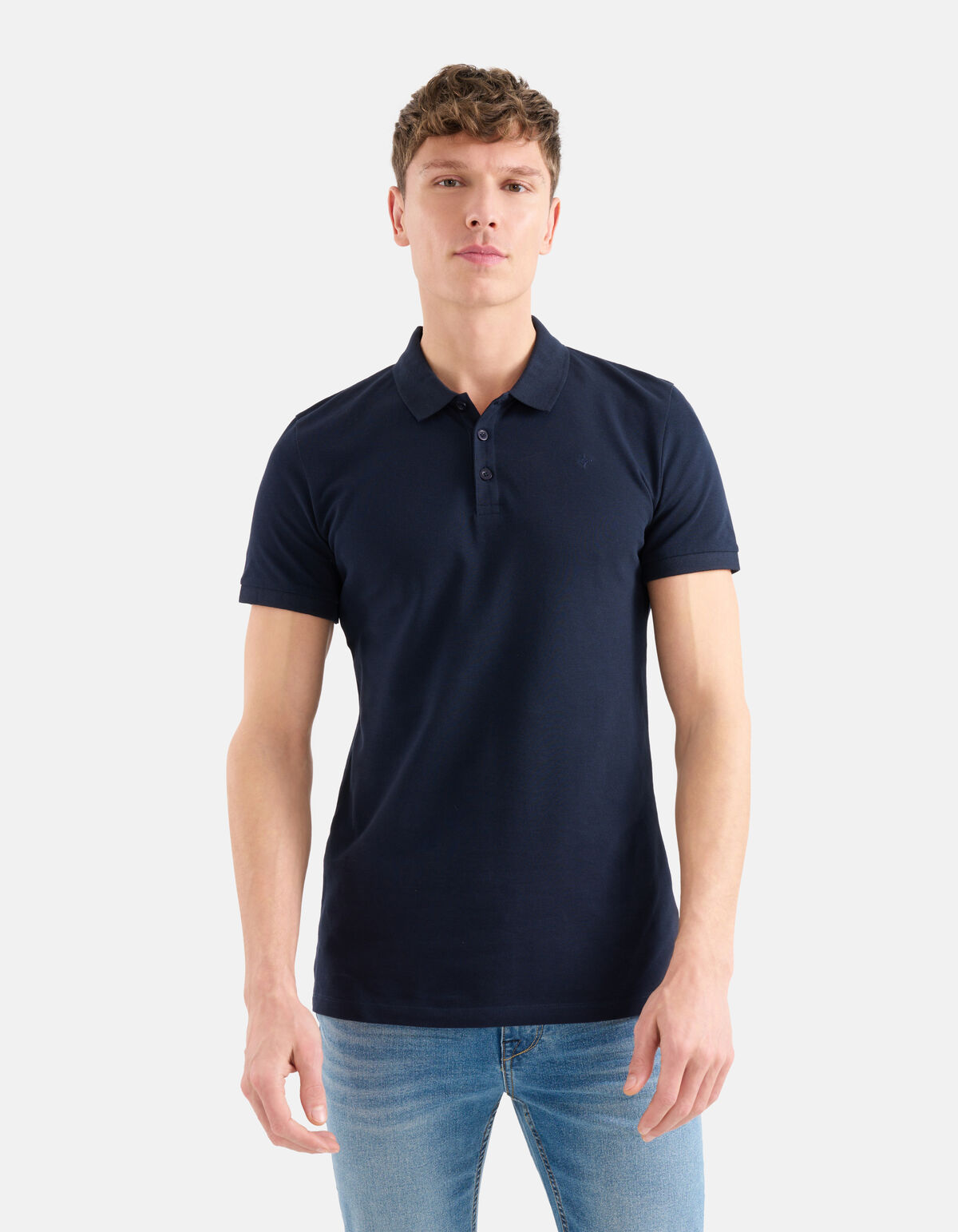 Basic Polo Dunkelblau SHOEBY MEN