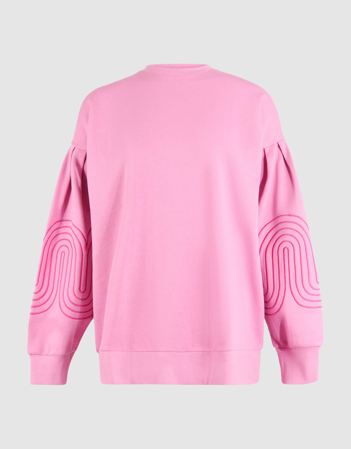 Patchwork Wirbel-Pullover Rosa SHOEBY WOMEN