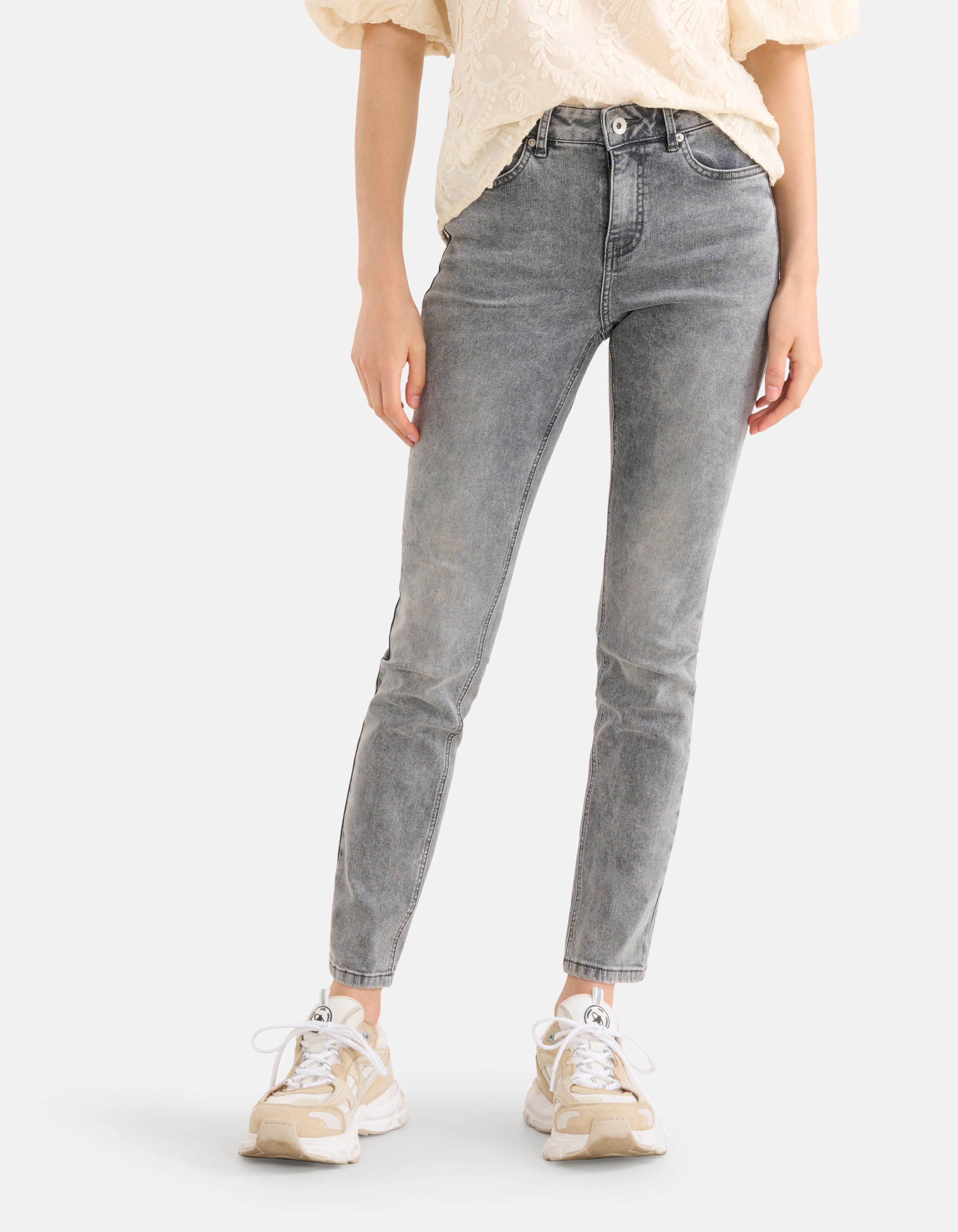 Skinny Denim Jeans L28 Grau SHOEBY WOMEN