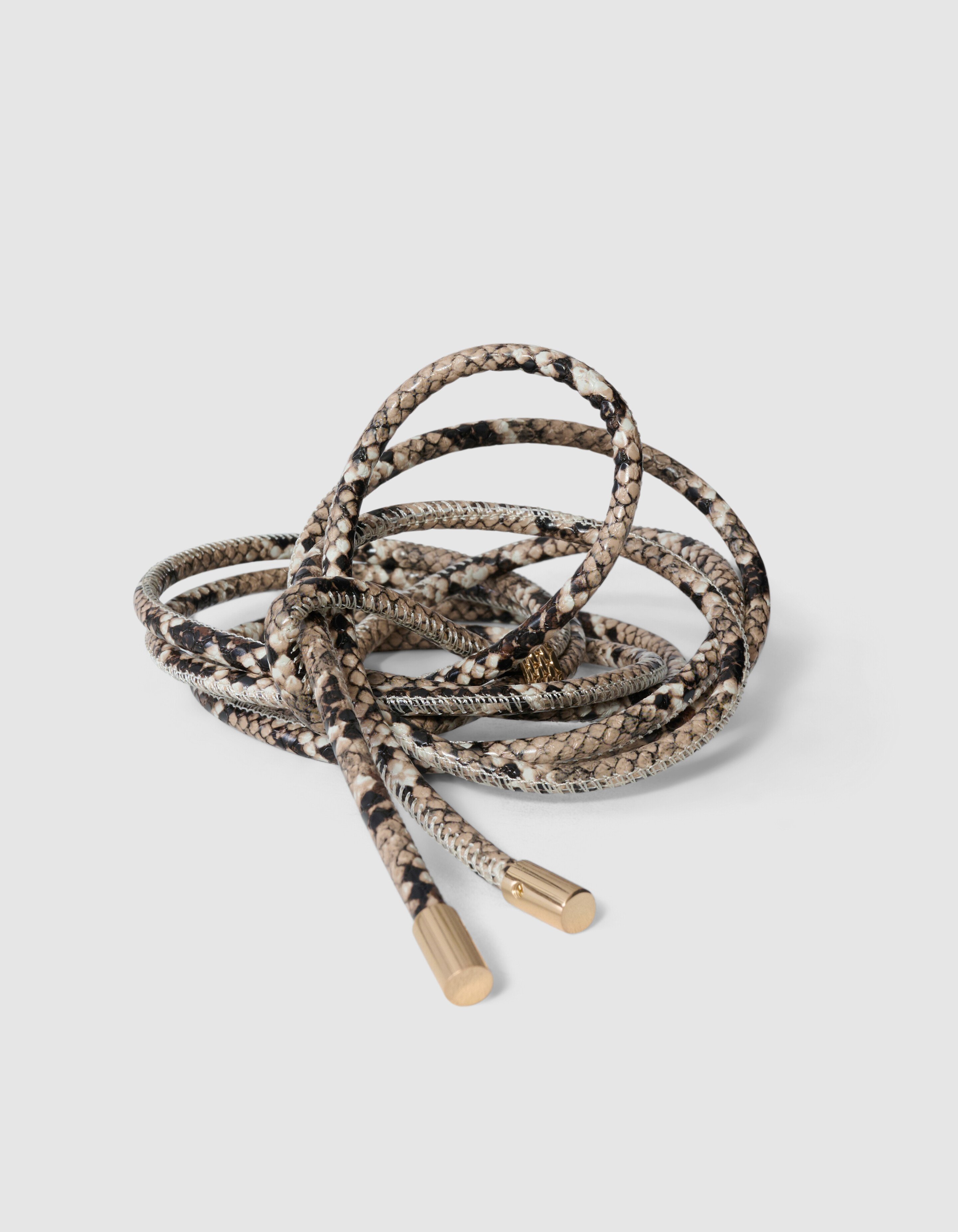 Schlangenriemen Hellbraun SHOEBY ACCESSOIRES