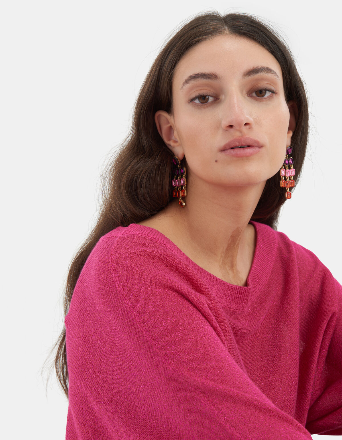 Glitter Batwing Pullover EKSEPT