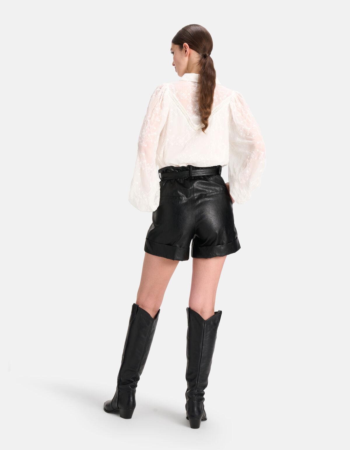 Bestickte Bluse Off White SHOEBY WOMEN